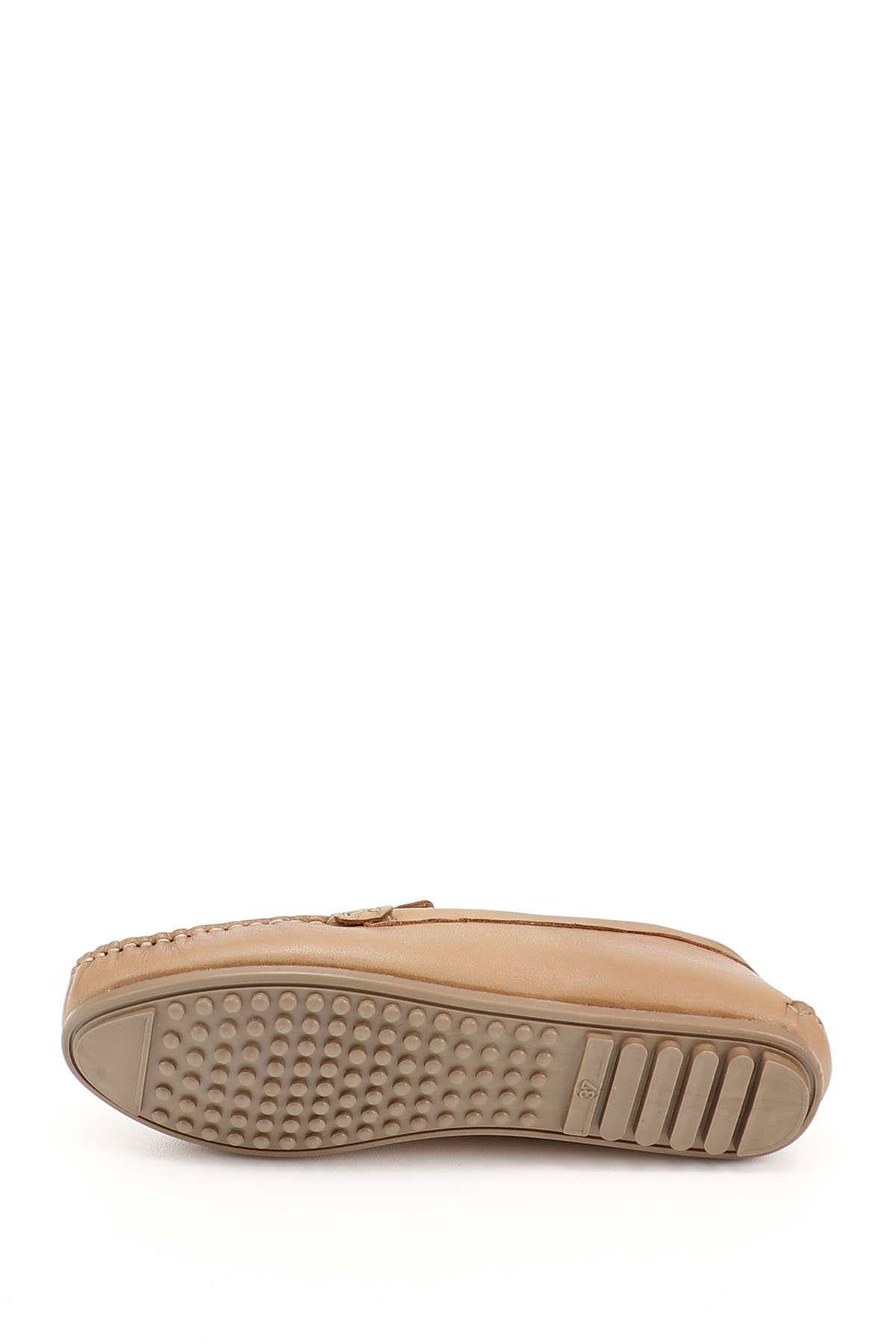 GÖNDERİ(R) Kadın TABA Tokalı Rok Hakiki Deri Comfort Loafer görsel 4