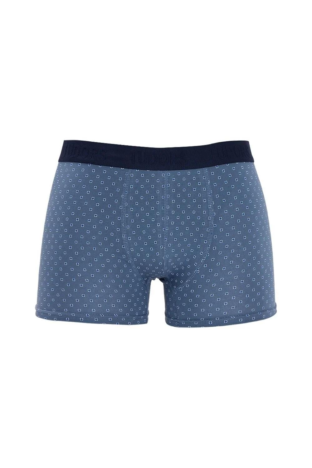TUDORS Erkek 10'Lu Elastanlı Pamuklu Esnek Kumaş Premium Seri Boxer görsel 3