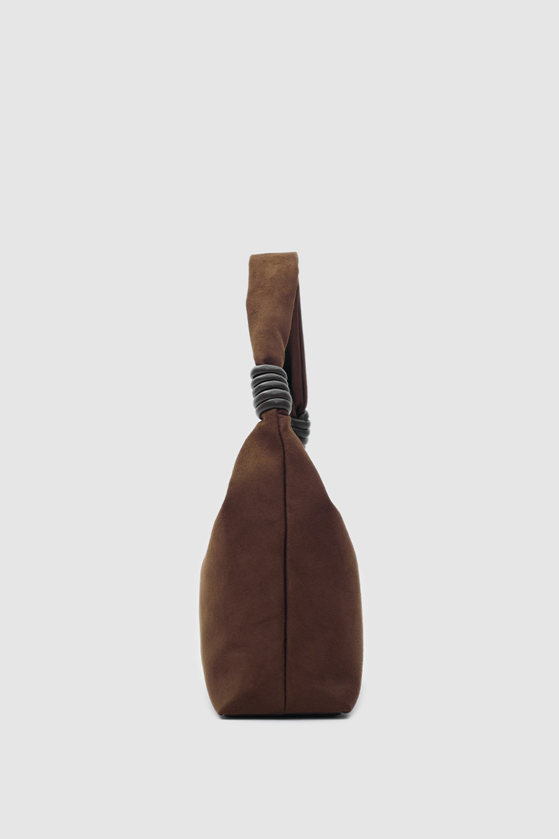 Shulebags Vesper Süet Omuz Çantası Acı Kahve görsel 4