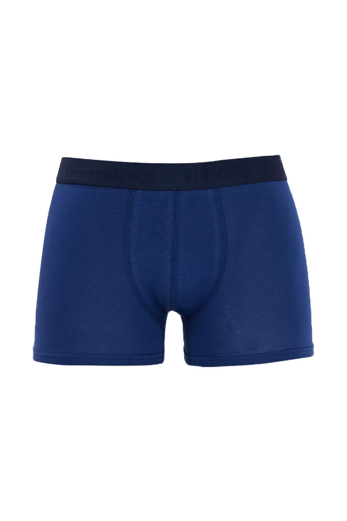 TUDORS Erkek 10'Lu Elastanlı Pamuklu Esnek Kumaş Premium Seri Boxer görsel 3