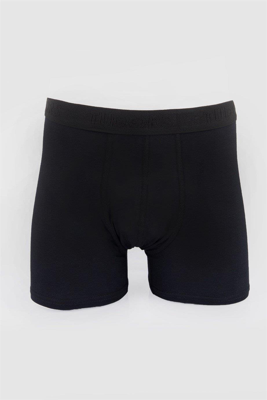 TUDORS Erkek 10'Lu Elastanlı Pamuklu Esnek Kumaş Premium Seri Boxer görsel 3