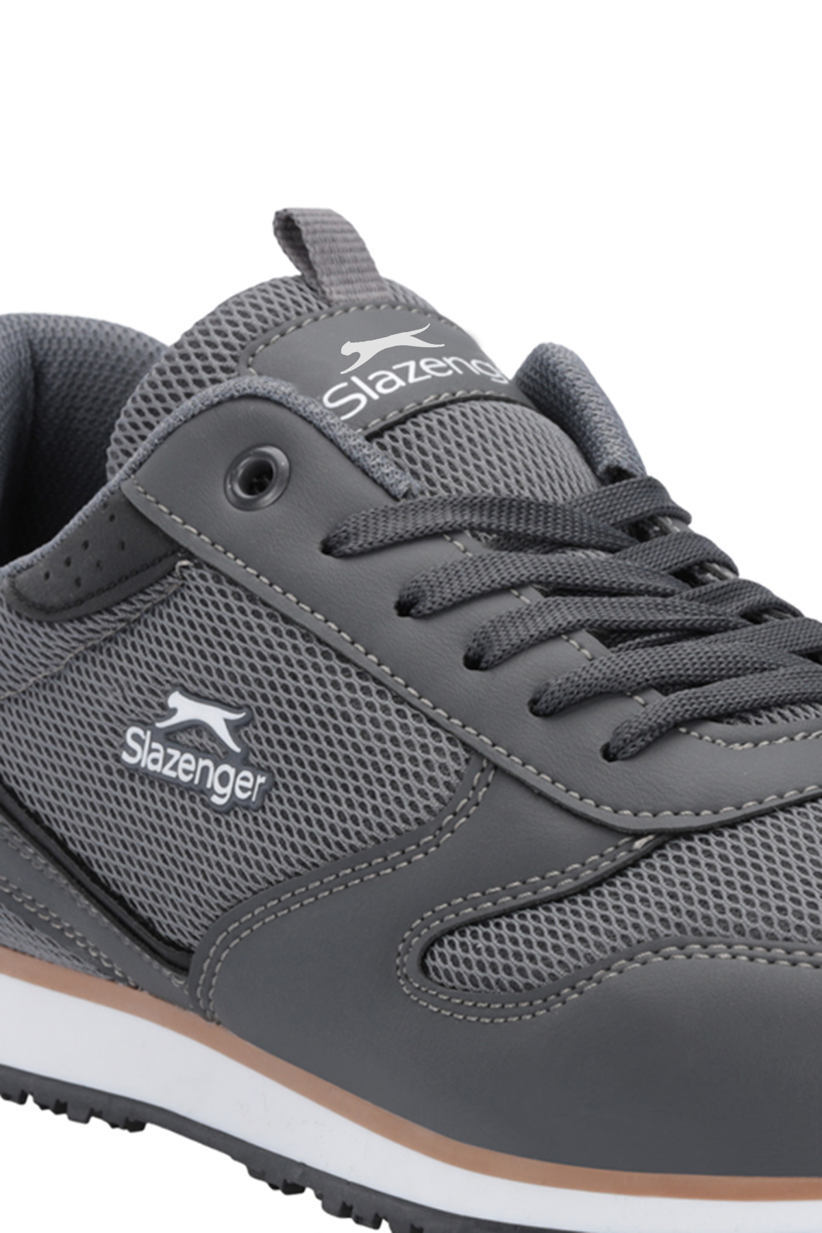 SLAZENGER IRONICS I Erkek Koyu Gri Günlük Spor Ayakkabısı görsel 4