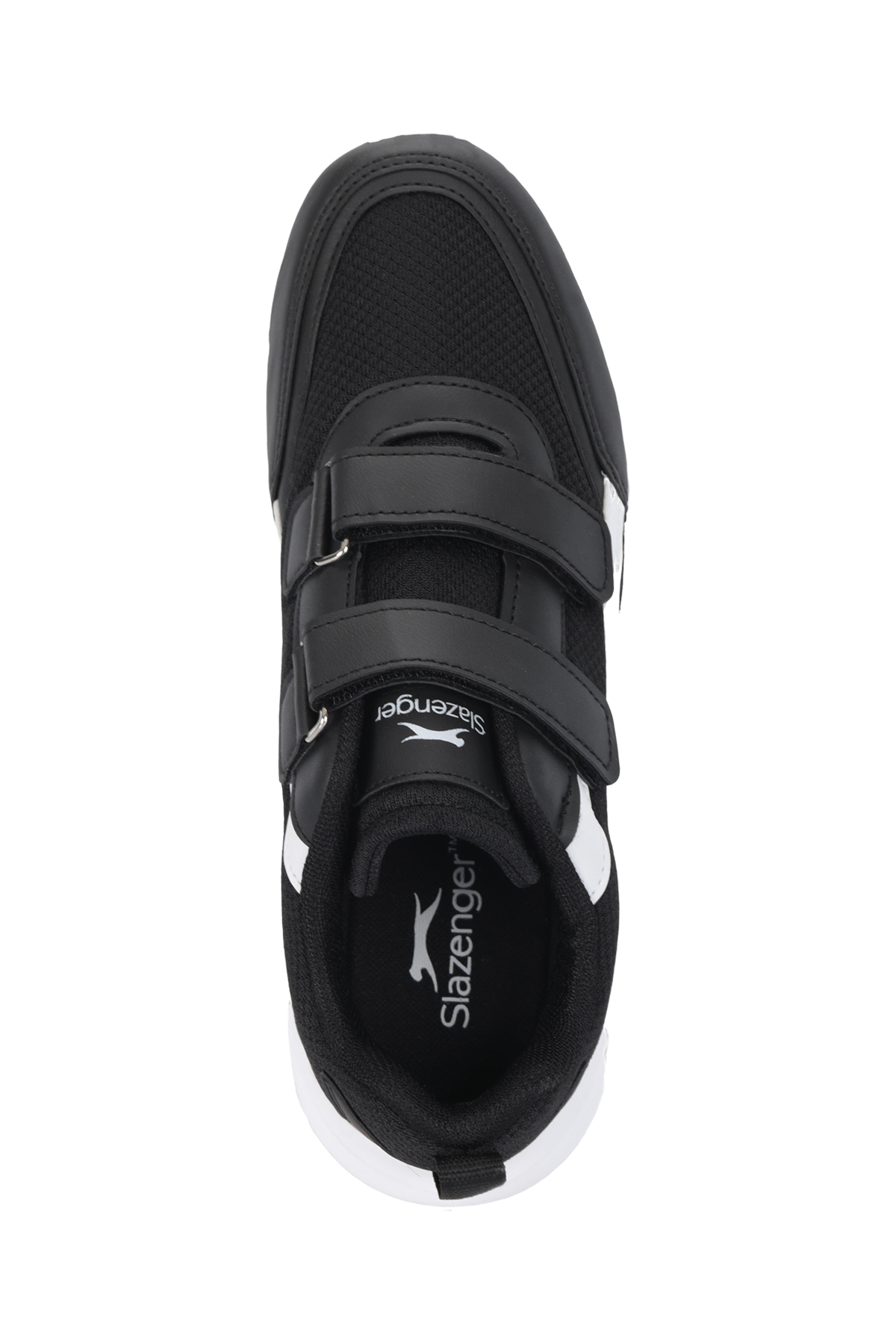 SLAZENGER IDENTIVE I Kadın Cırt Cırtlı Siyah / Beyaz Günlük Spor Ayakkabısı görsel 5