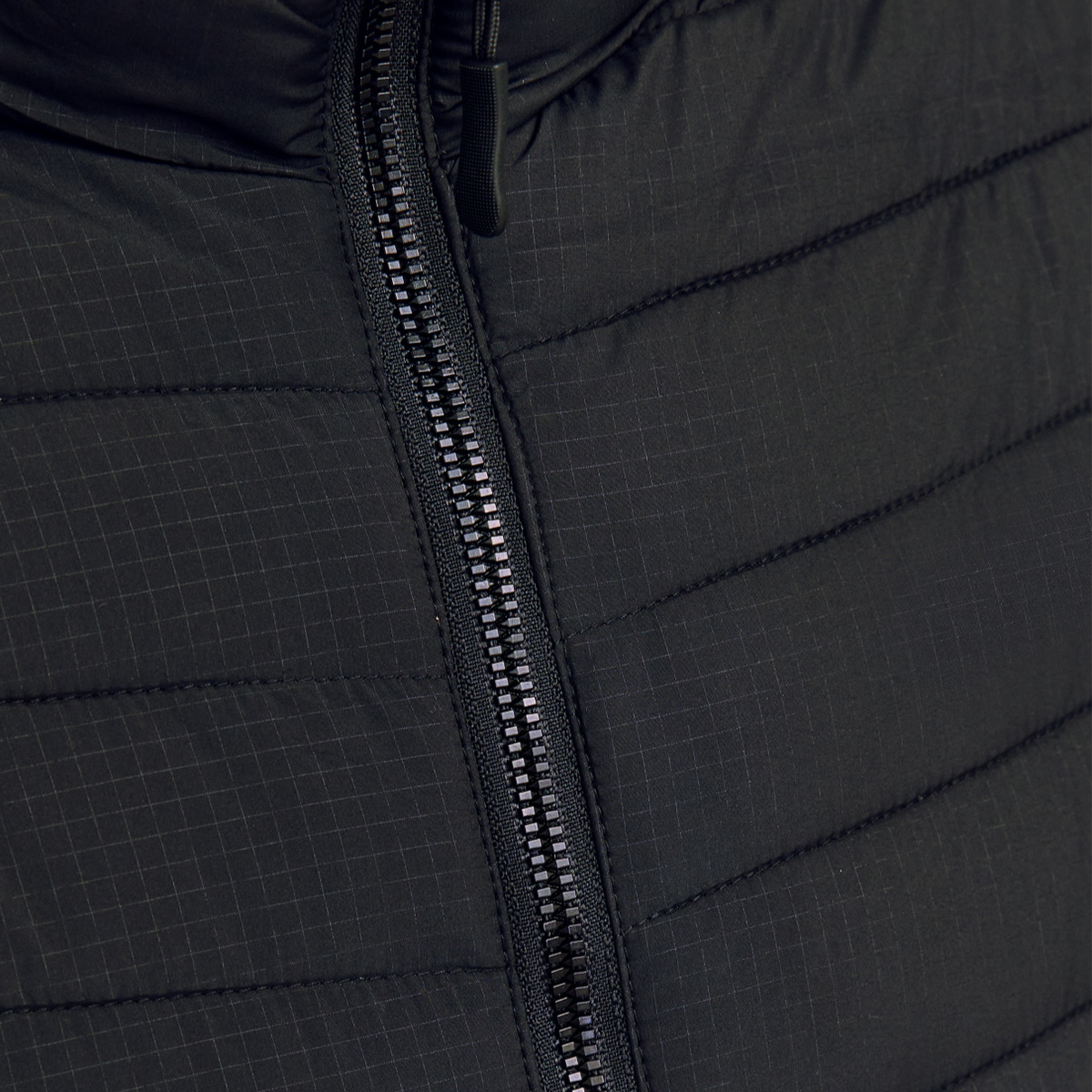 Jack & Jones State Parçaable Puffer Hood Erkek Siyah Kapüşonlu Şişme Mont görsel 5