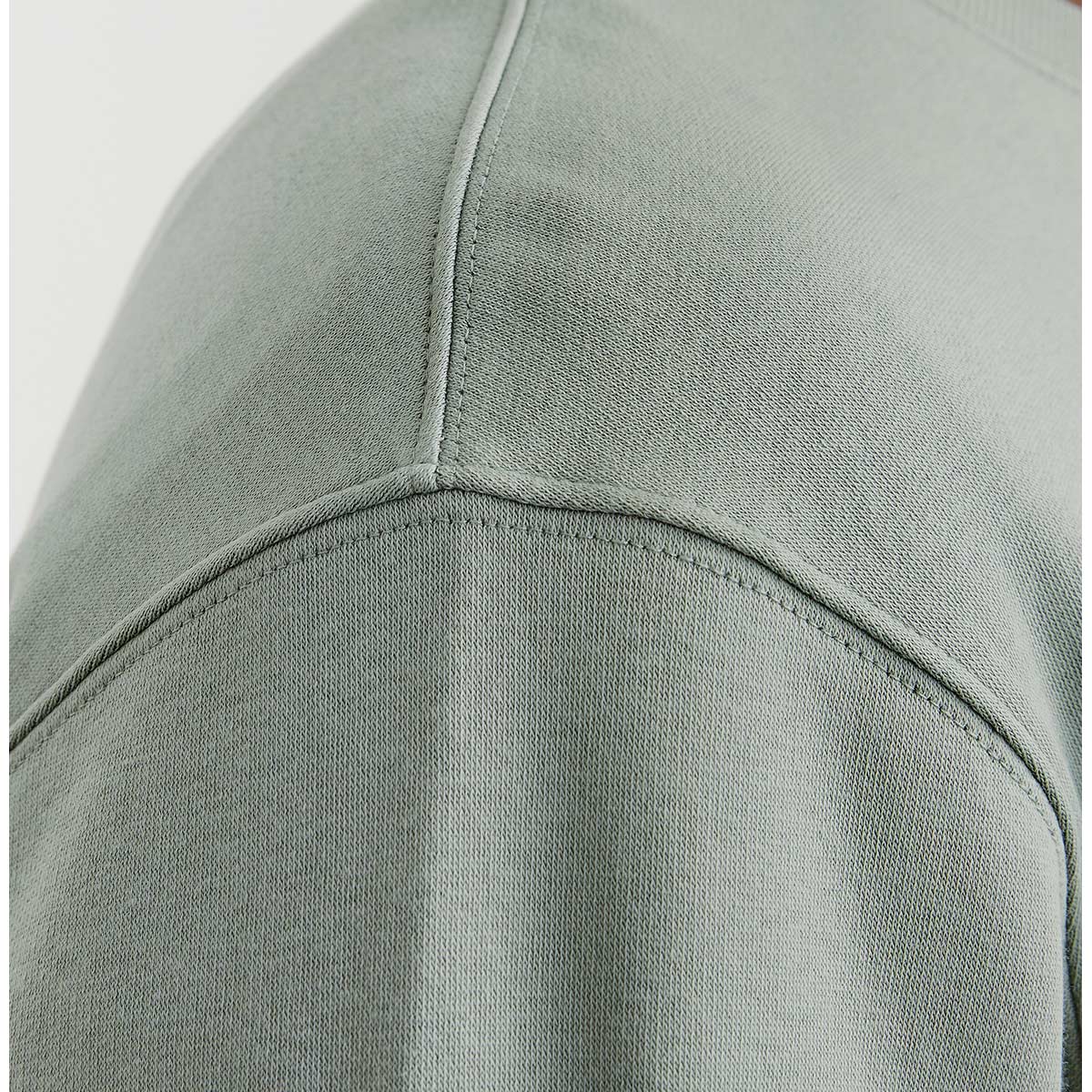 Jack & Jones Star Basic Erkek Yeşil Bisiklet Yaka Sweatshirt görsel 5