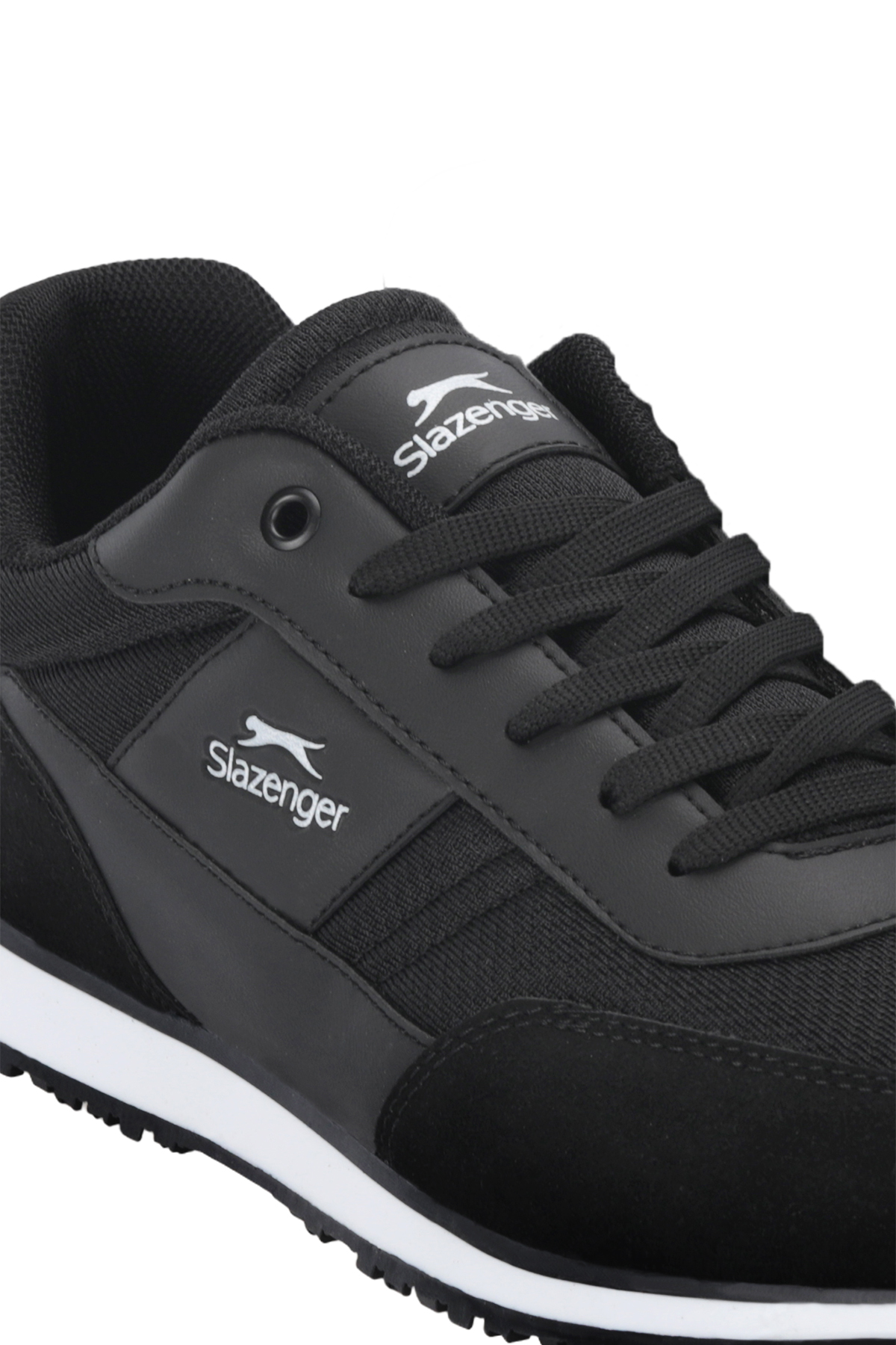 SLAZENGER ISKRA I Erkek Büyük Beden Siyah / Beyaz Günlük Spor Ayakkabısı görsel 4