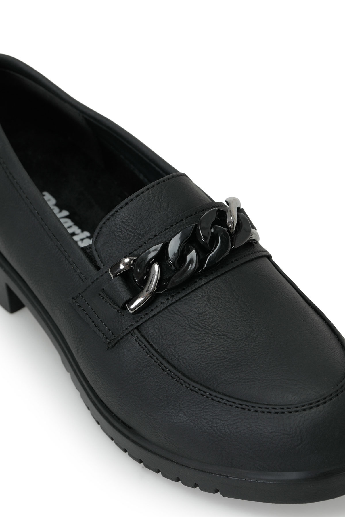 Polaris 165058N.Z Siyah Kadın Loafer görsel 5