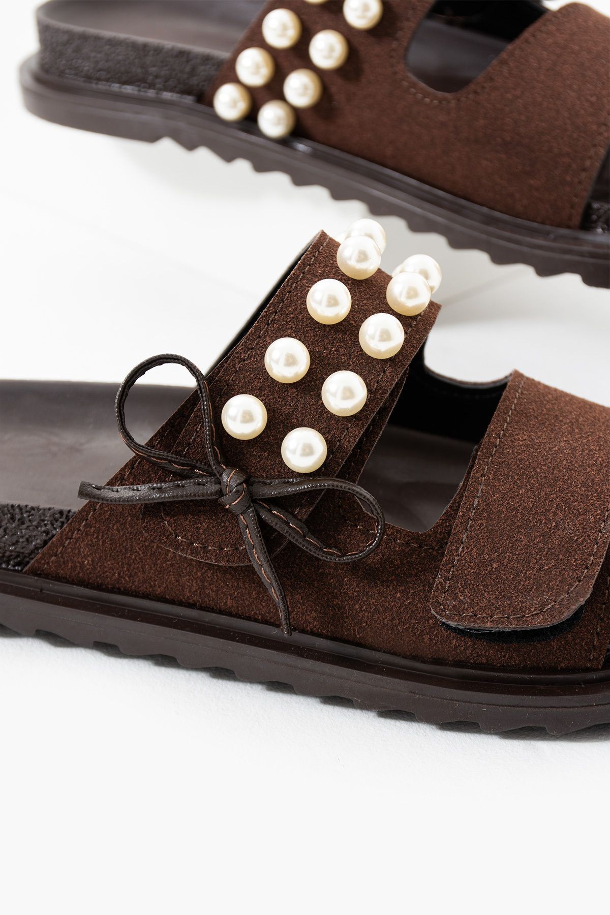 DUXAL SHOES Leonora İnci Detaylı Kadın Terlik görsel 2
