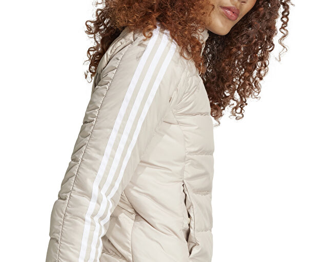 Adidas W Ess 3S L D J Kadın Günlük Mont IX8925 Bej görsel 6