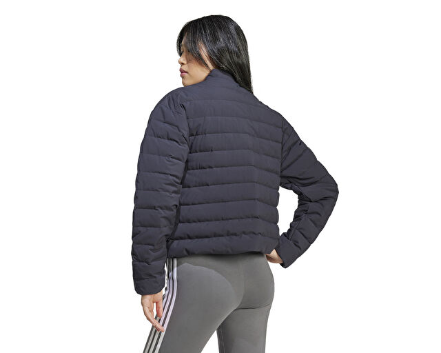 Adidas W Helionic L J Kadın Günlük Mont IN6279 Siyah görsel 2