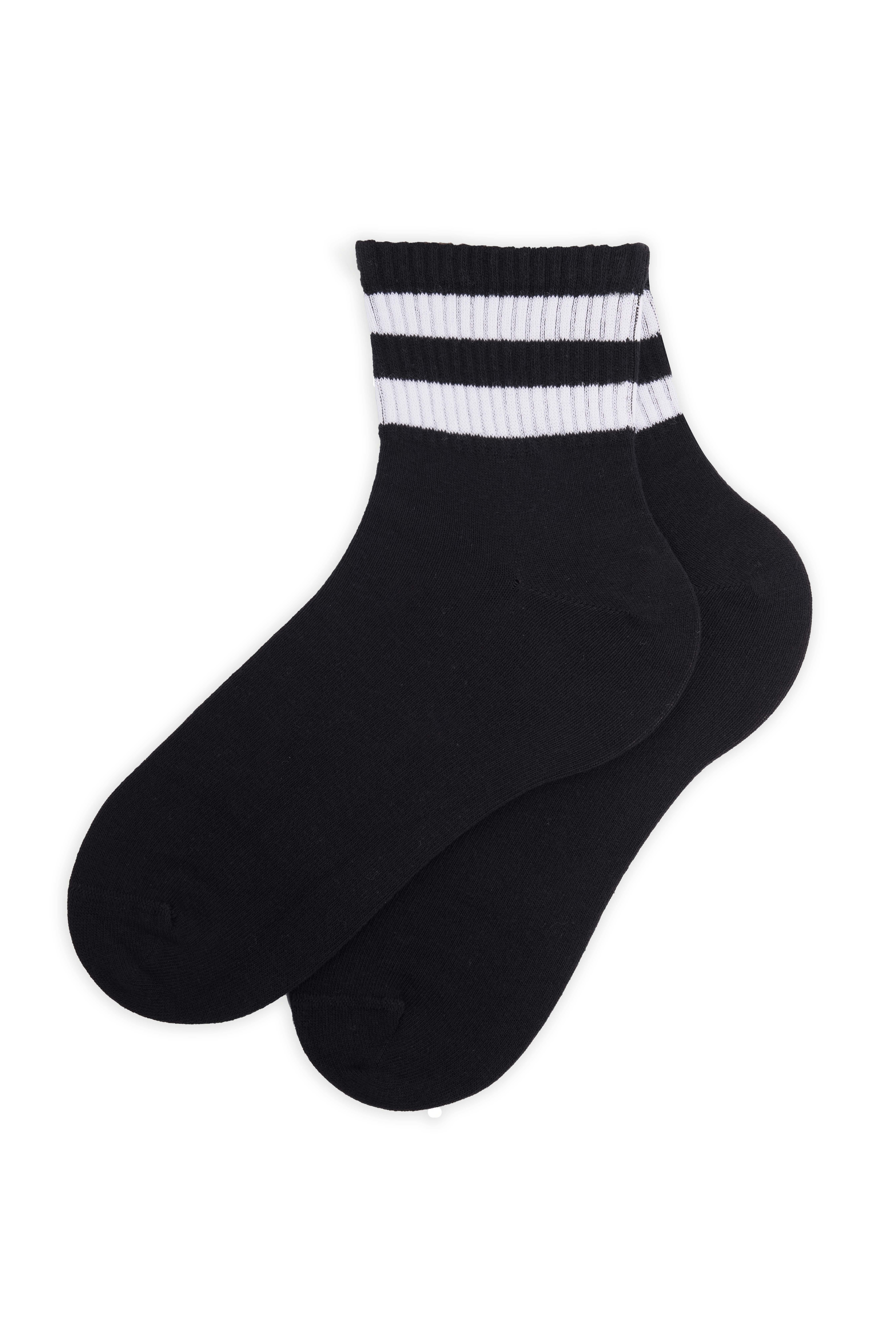 TUDORS Unisex Çizgili Kolej Tenis Çorabı