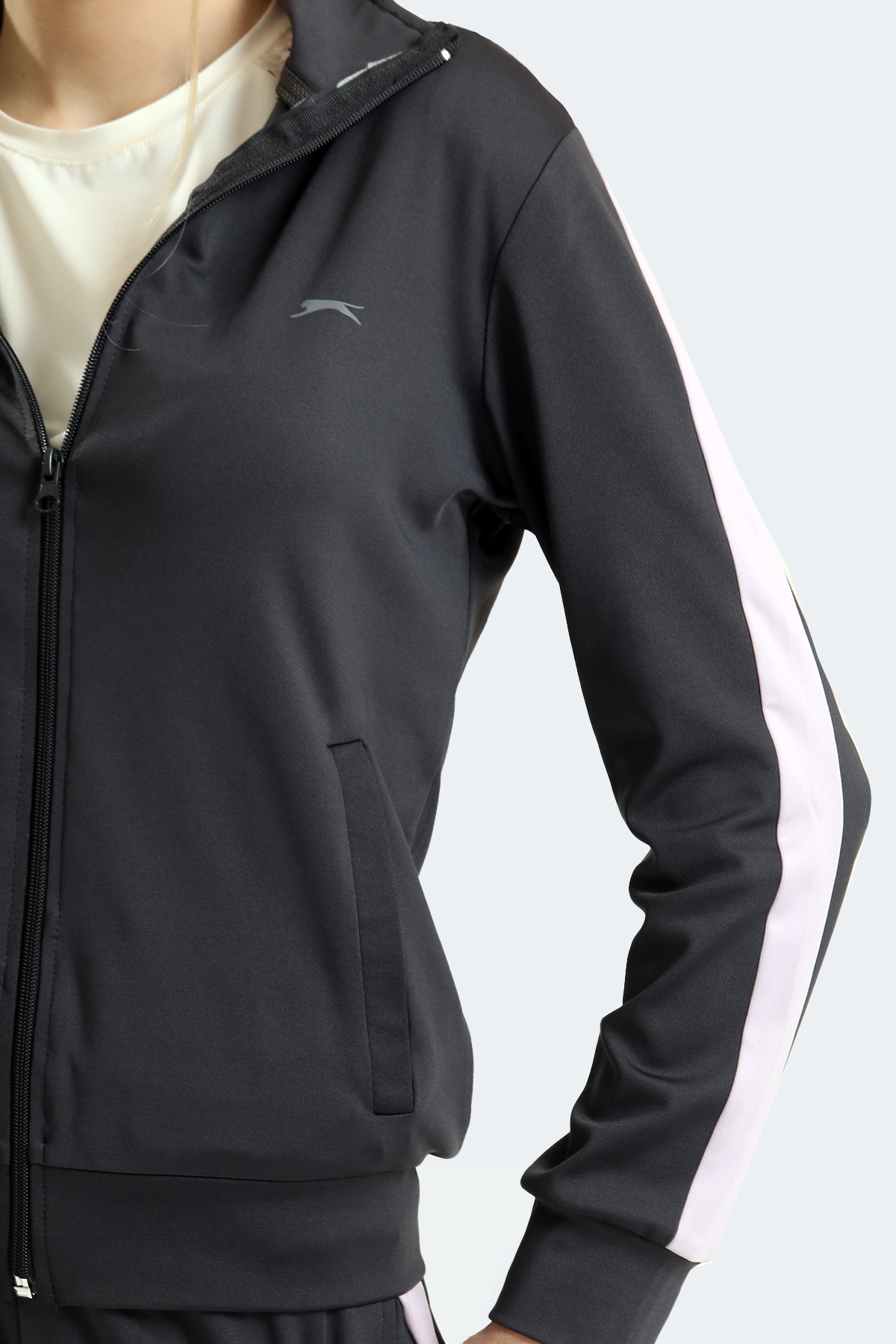 SLAZENGER RIFLE Kadın Eşofman Takım Koyu Gri görsel 6