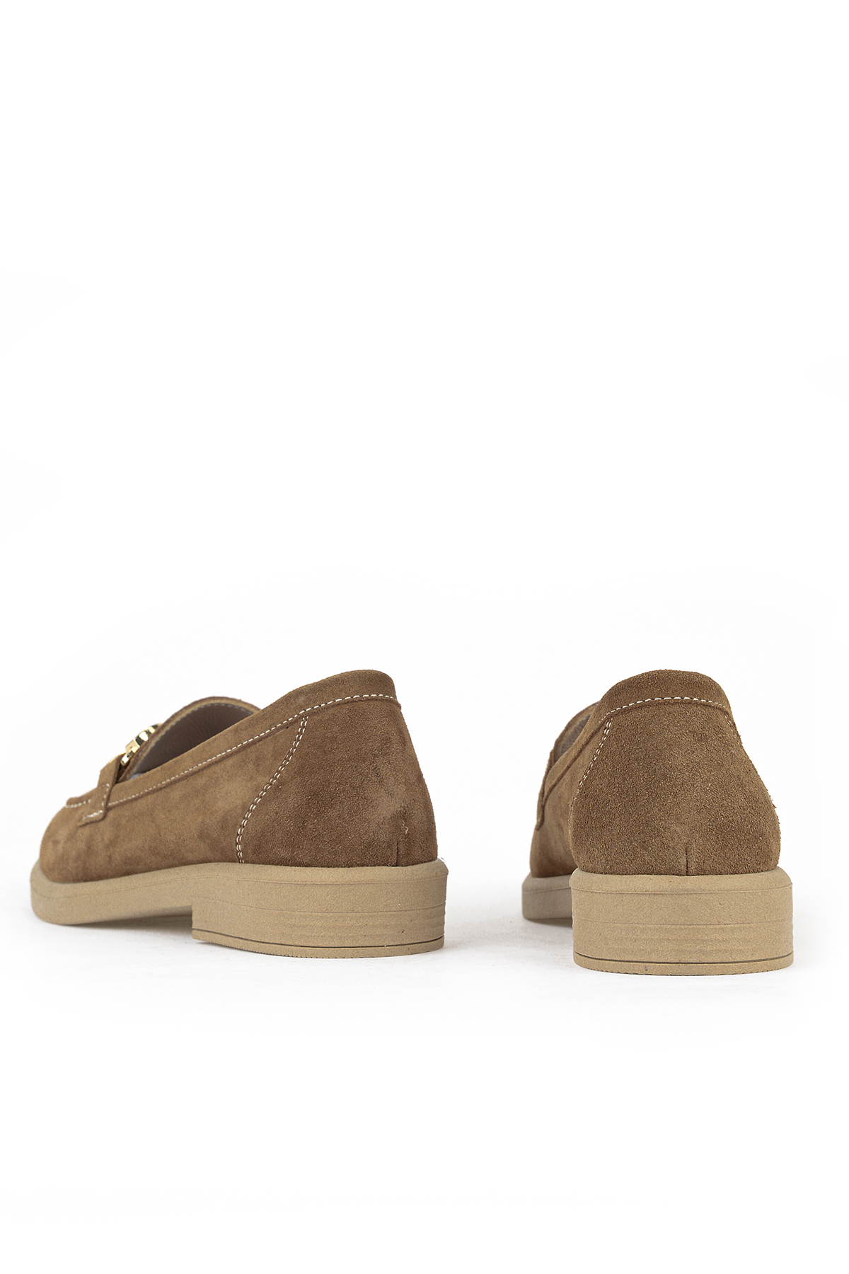 Ziya Ayakkabı Kadın Hakiki Deri Loafer Ayakkabı 161359Z706 Caramel görsel 3