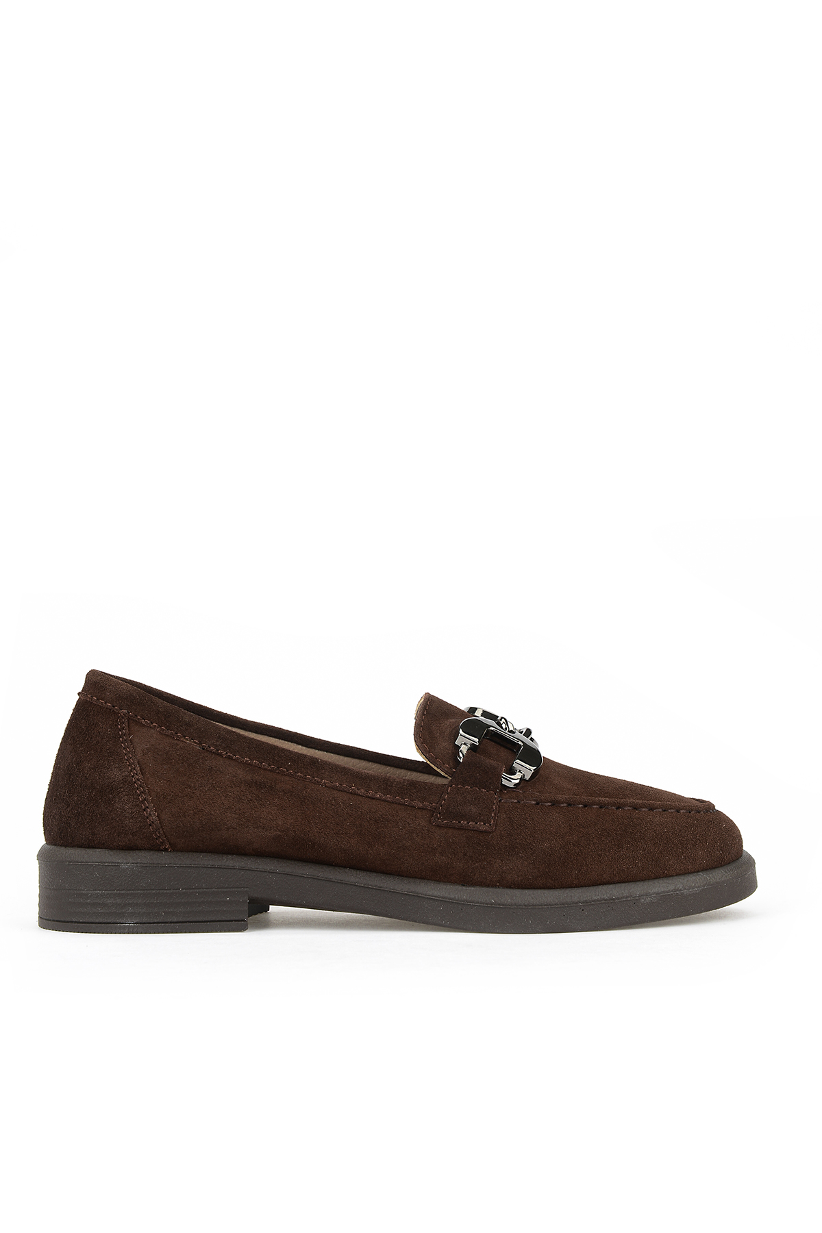 Ziya Ayakkabı Kadın Hakiki Deri Loafer Ayakkabı 161359Z706 Kahve