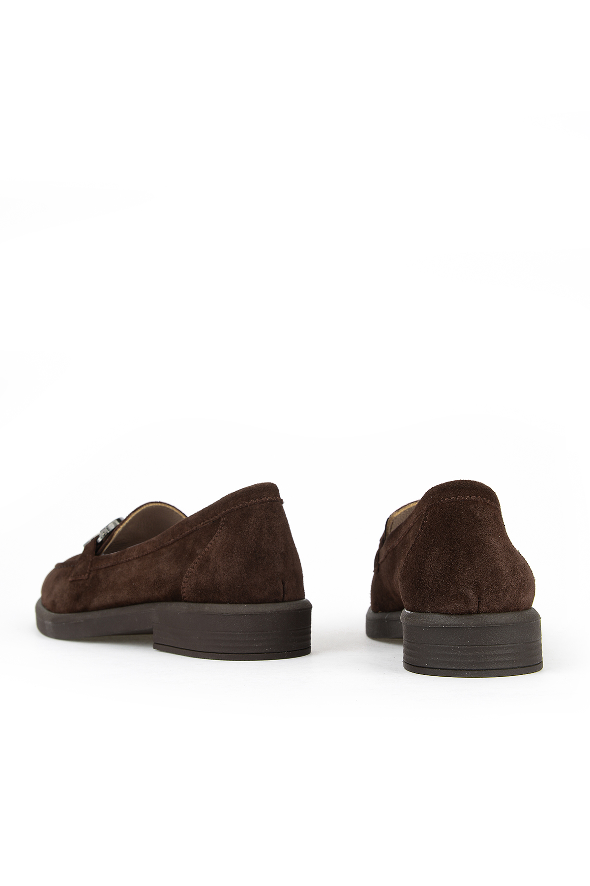 Ziya Ayakkabı Kadın Hakiki Deri Loafer Ayakkabı 161359Z706 Kahve görsel 3