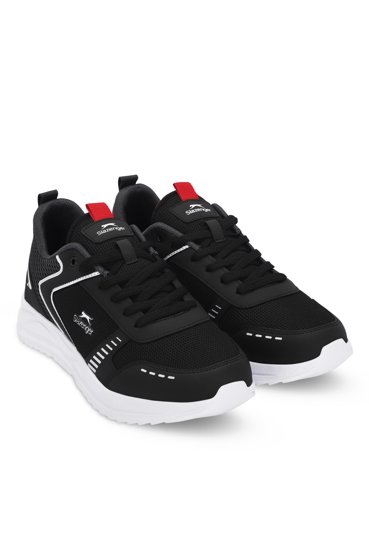 SLAZENGER GUMMY I Erkek Siyah / Beyaz Koşu & Yürüyüş Spor Ayakkabısı