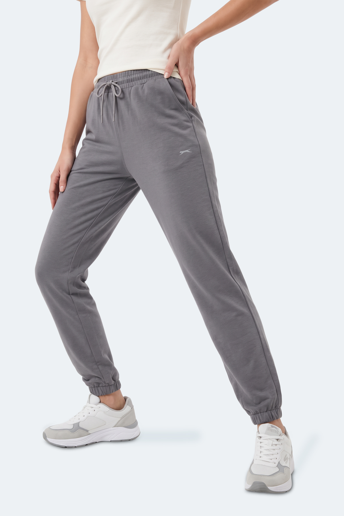 SLAZENGER NESSA I Kadın Koyu Gri Eşofman Altı görsel 5