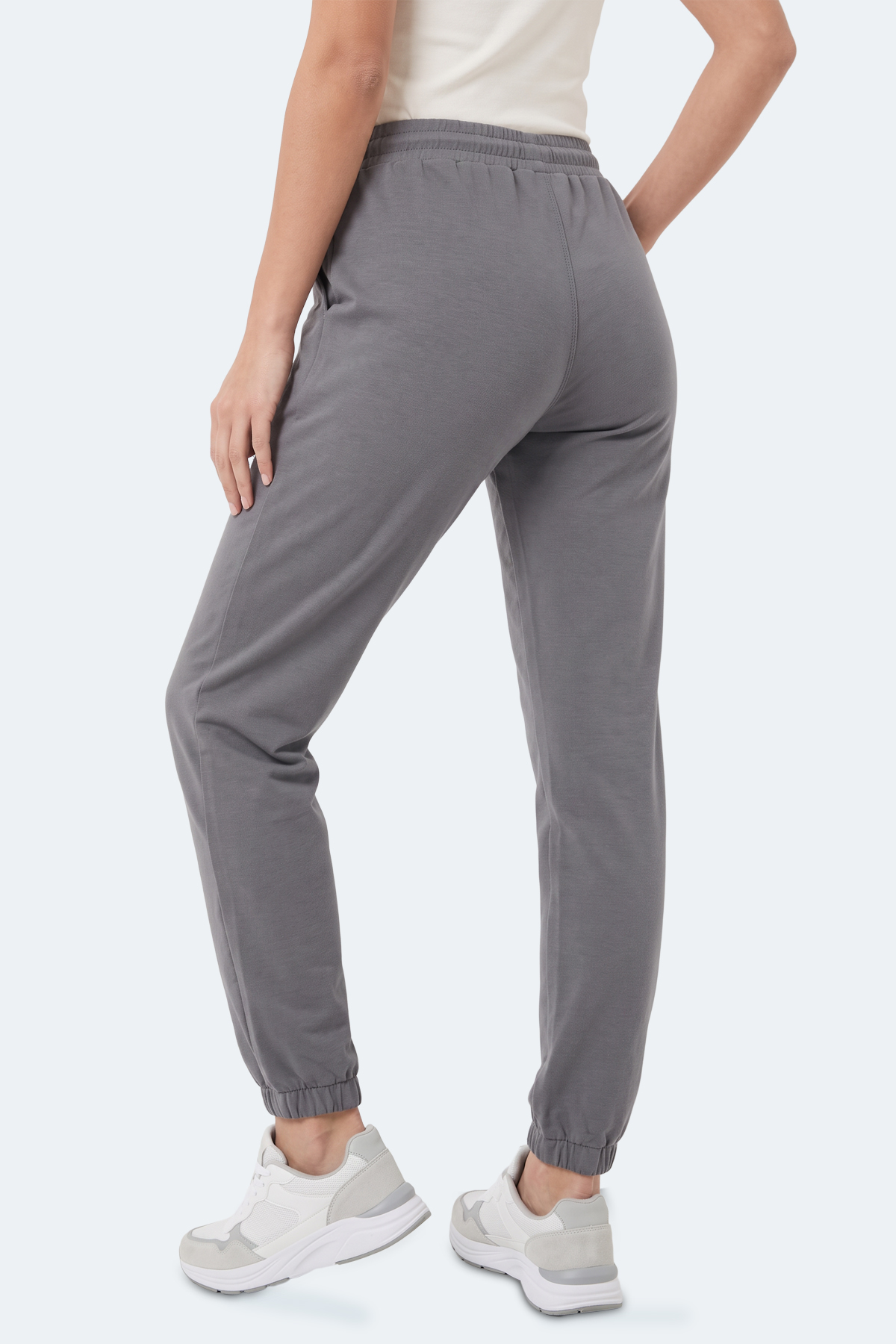 SLAZENGER NESSA I Kadın Koyu Gri Eşofman Altı görsel 6
