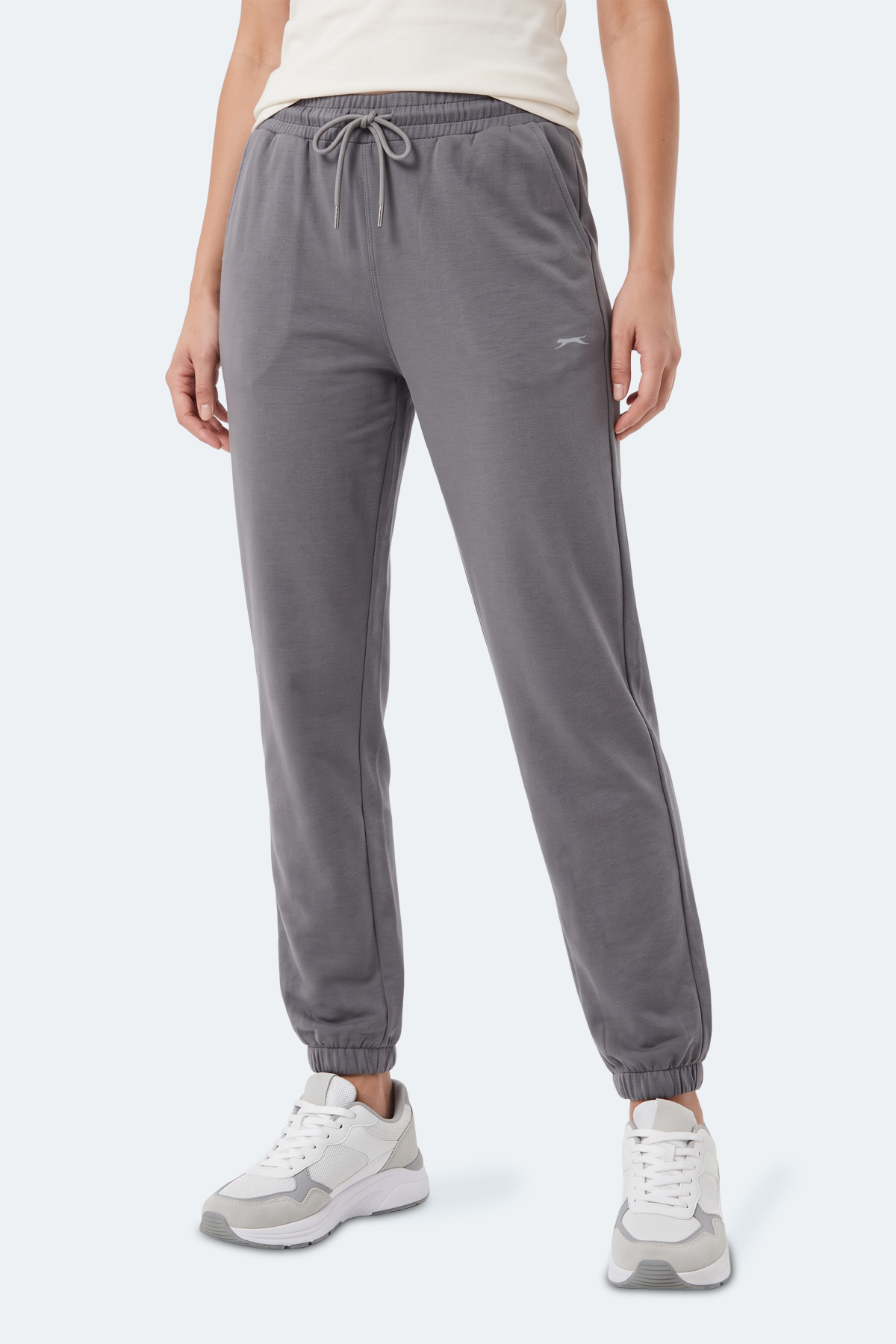 SLAZENGER NESSA I Kadın Koyu Gri Eşofman Altı görsel 7