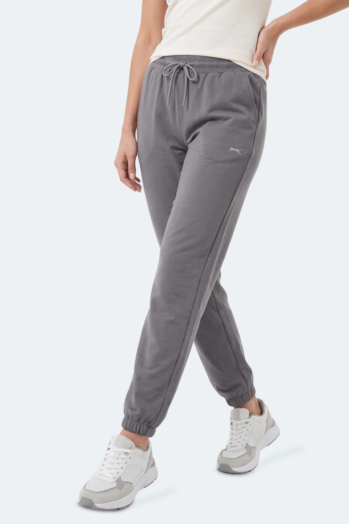 SLAZENGER NESSA I Kadın Koyu Gri Eşofman Altı görsel 8