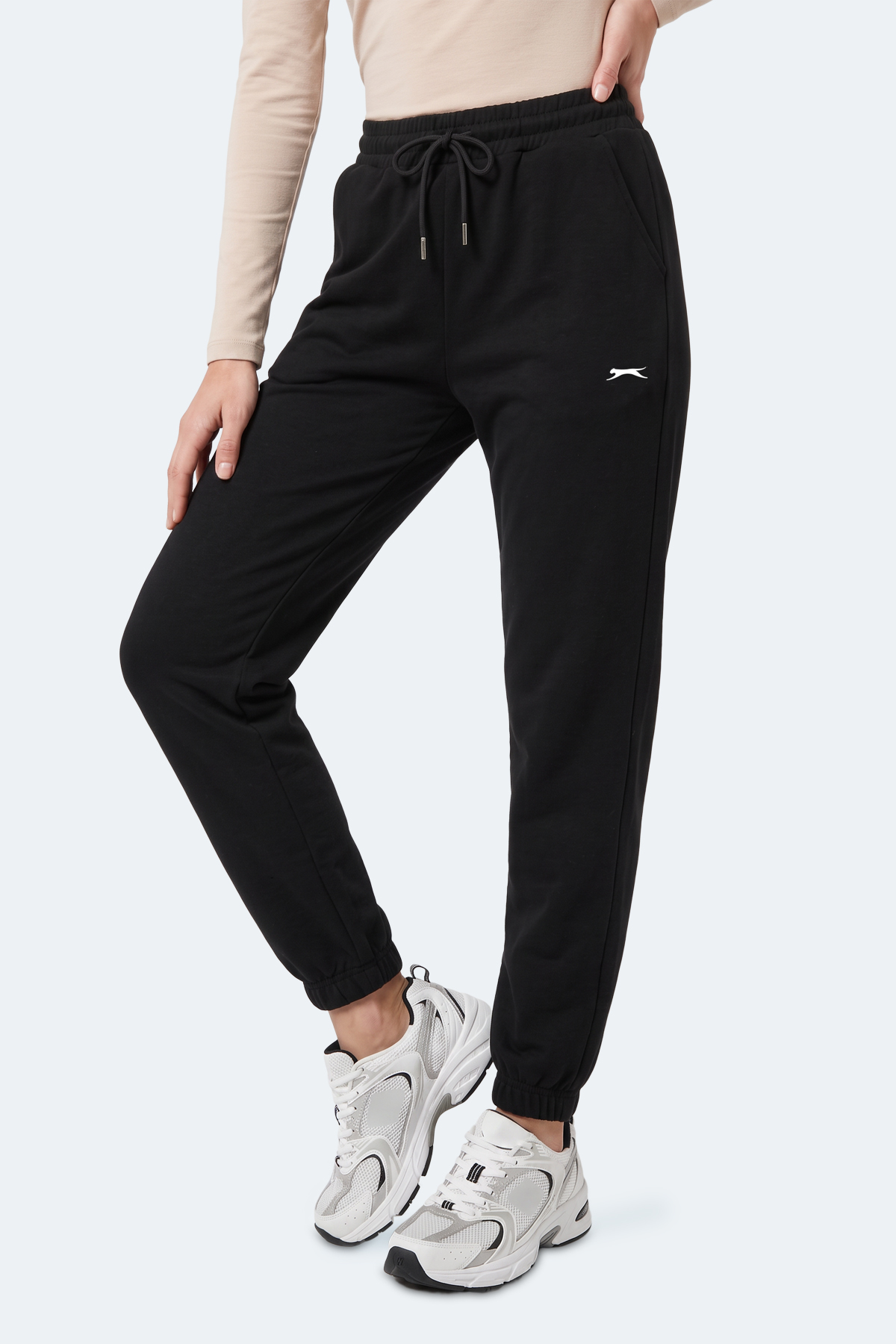 SLAZENGER NESSA I Kadın Siyah Eşofman Altı görsel 6