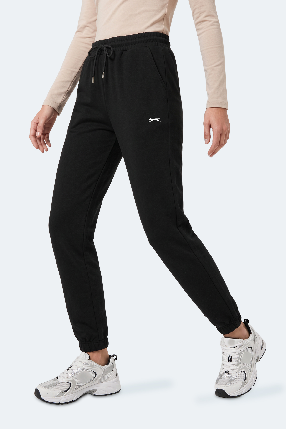 SLAZENGER NESSA I Kadın Siyah Eşofman Altı görsel 7