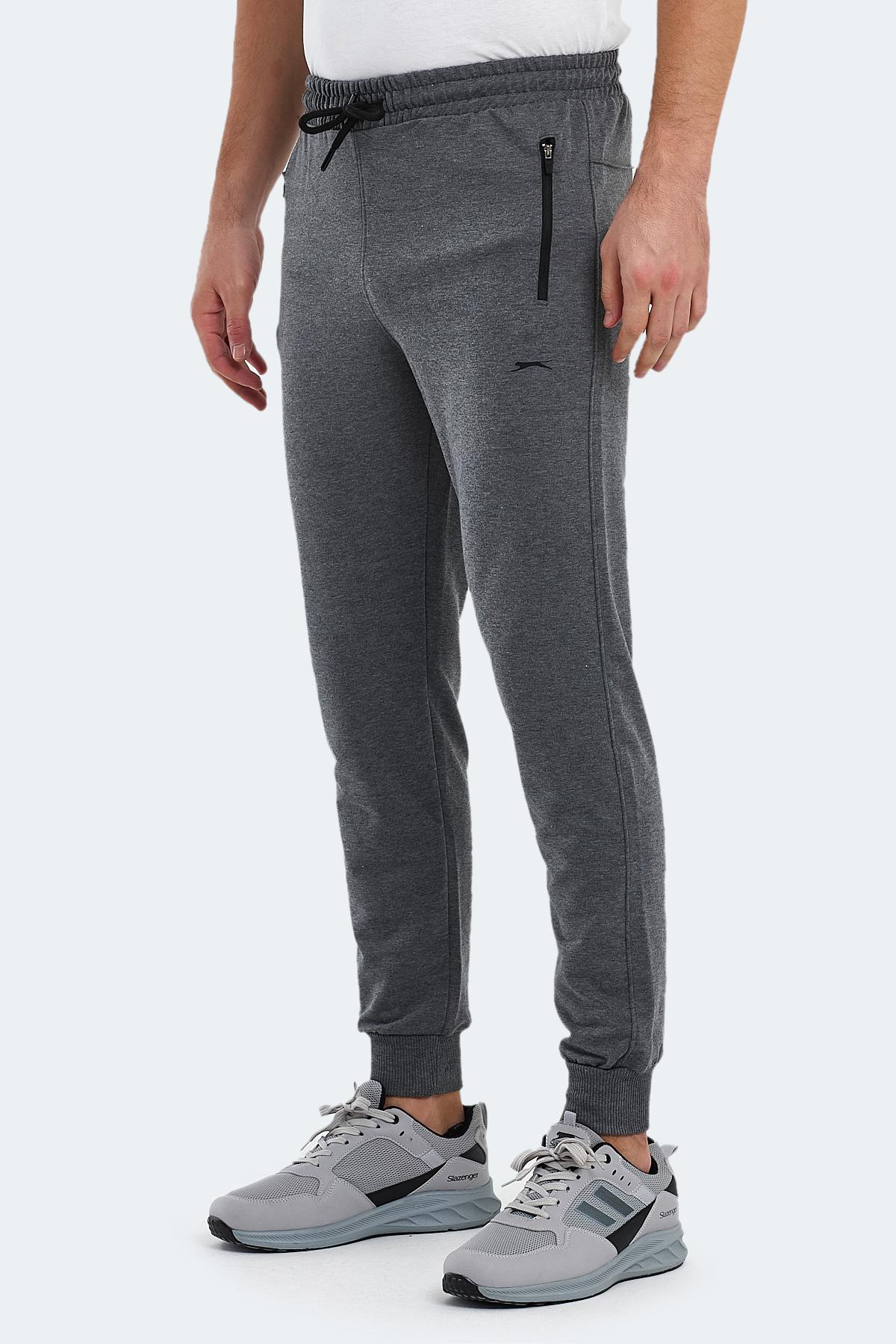 SLAZENGER OGNEN I Erkek Jogger Eşofman Altı Koyu Gri