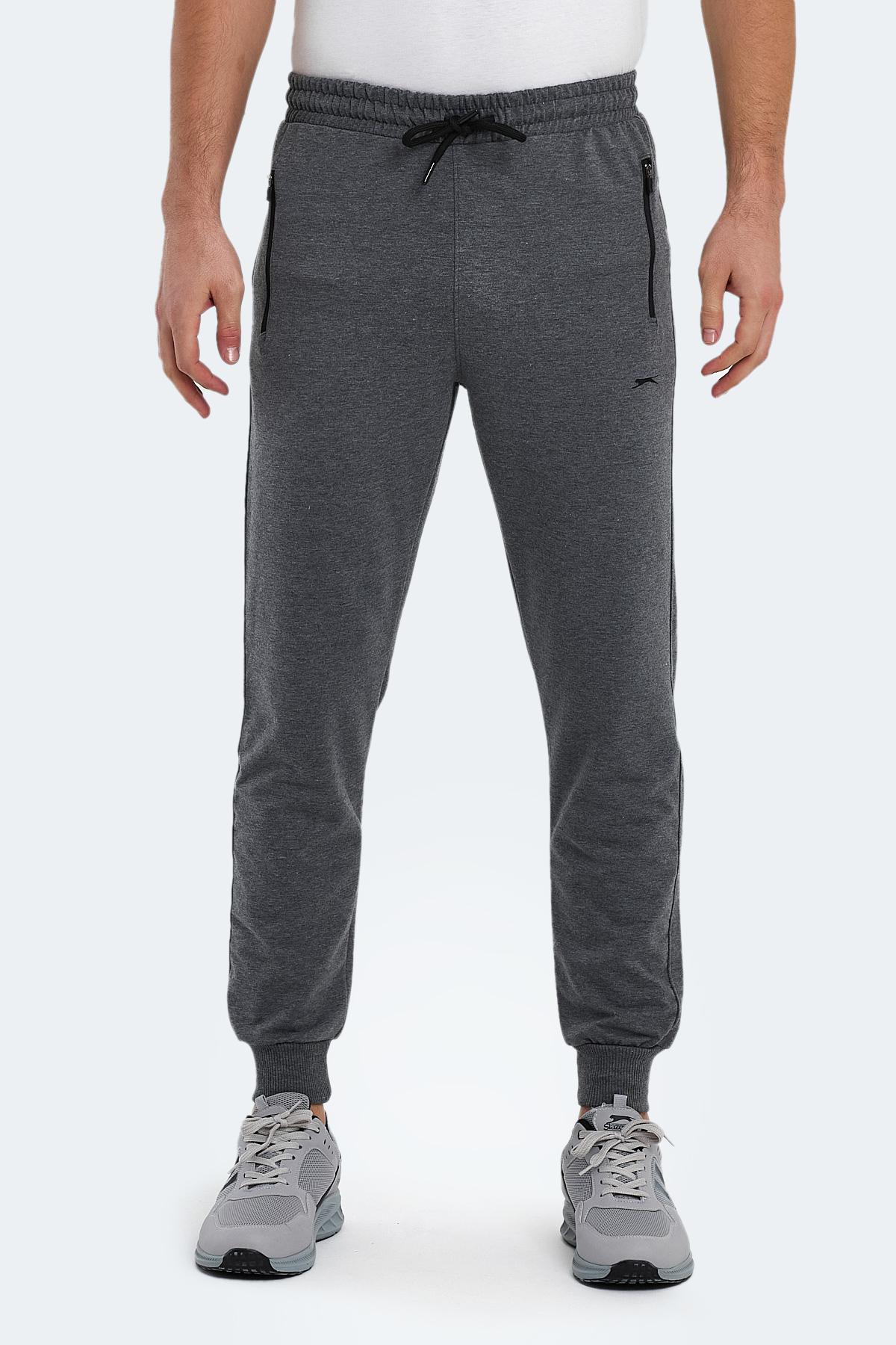 SLAZENGER OGNEN I Erkek Jogger Eşofman Altı Koyu Gri görsel 2