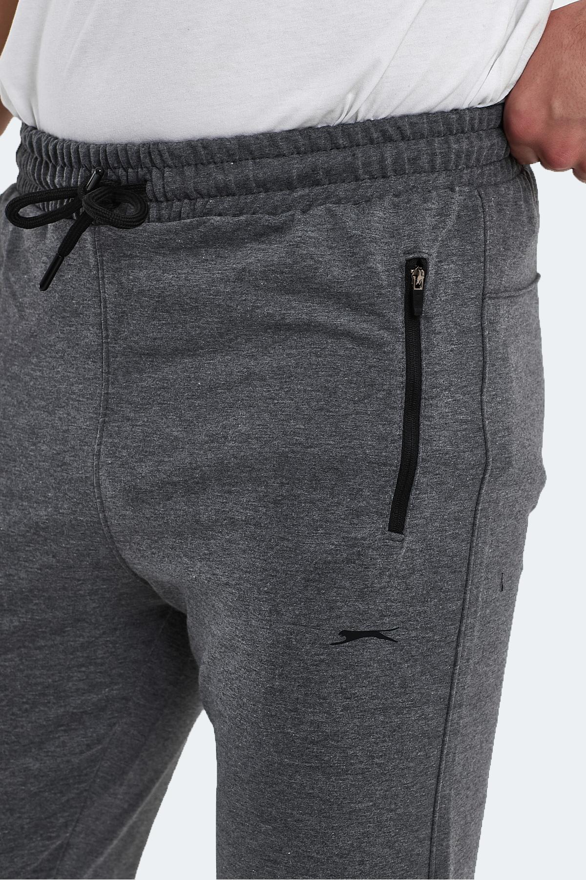 SLAZENGER OGNEN I Erkek Jogger Eşofman Altı Koyu Gri görsel 4