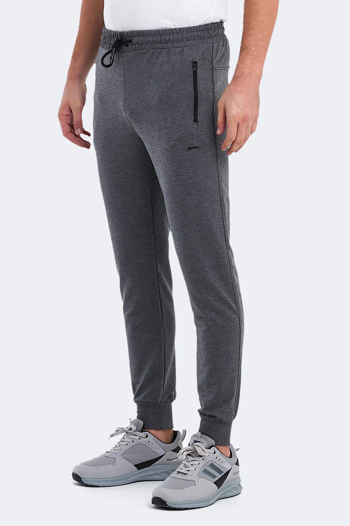 SLAZENGER OFER IN Erkek Jogger Eşofman Altı Koyu Gri