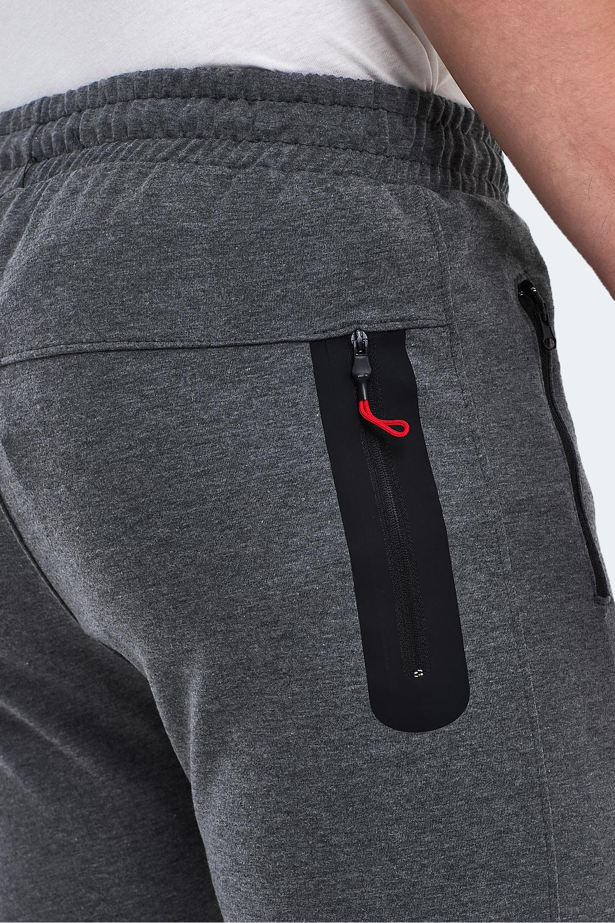 SLAZENGER OFER IN Erkek Jogger Eşofman Altı Koyu Gri görsel 5