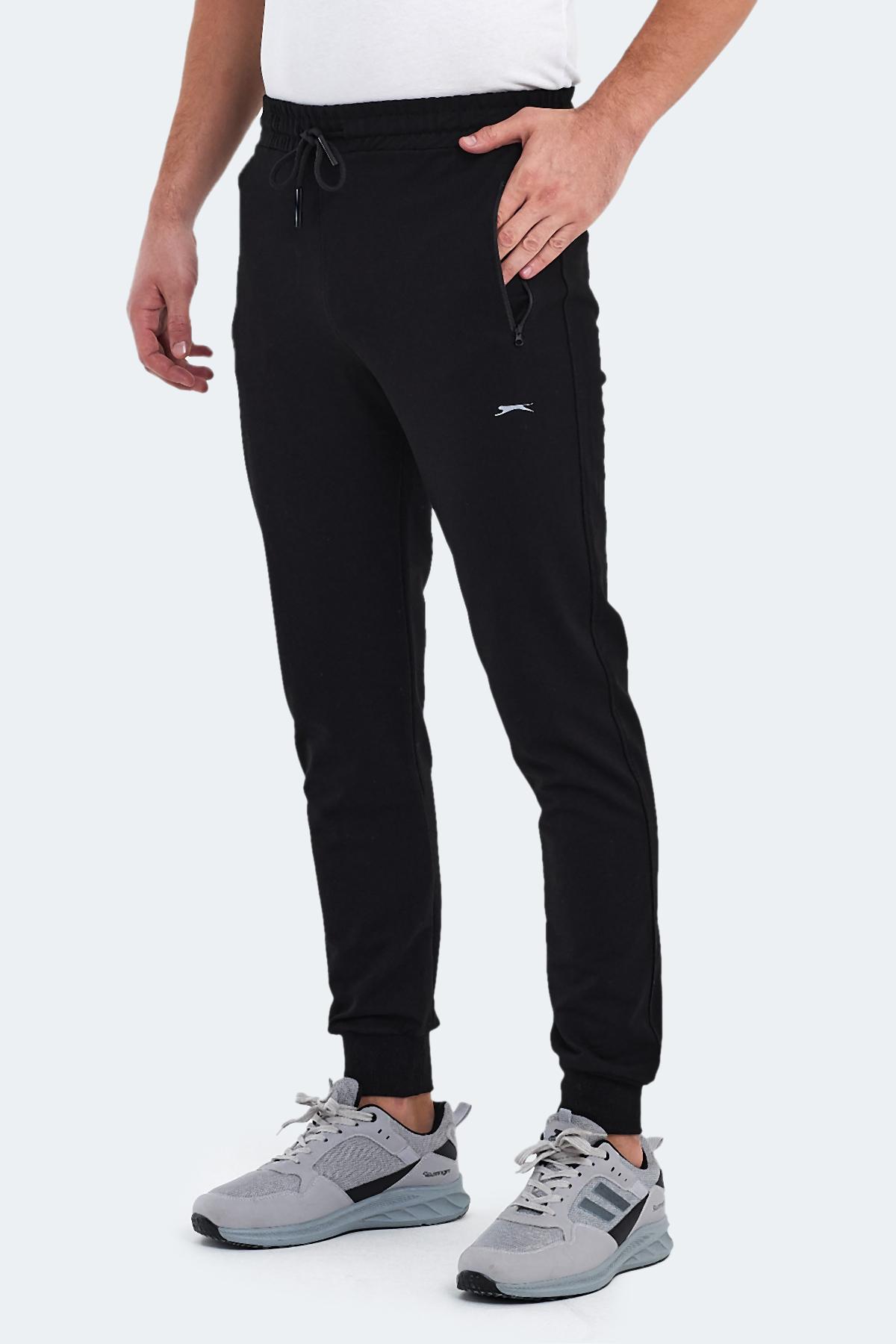 SLAZENGER OFER IN Erkek Jogger Eşofman Altı Siyah