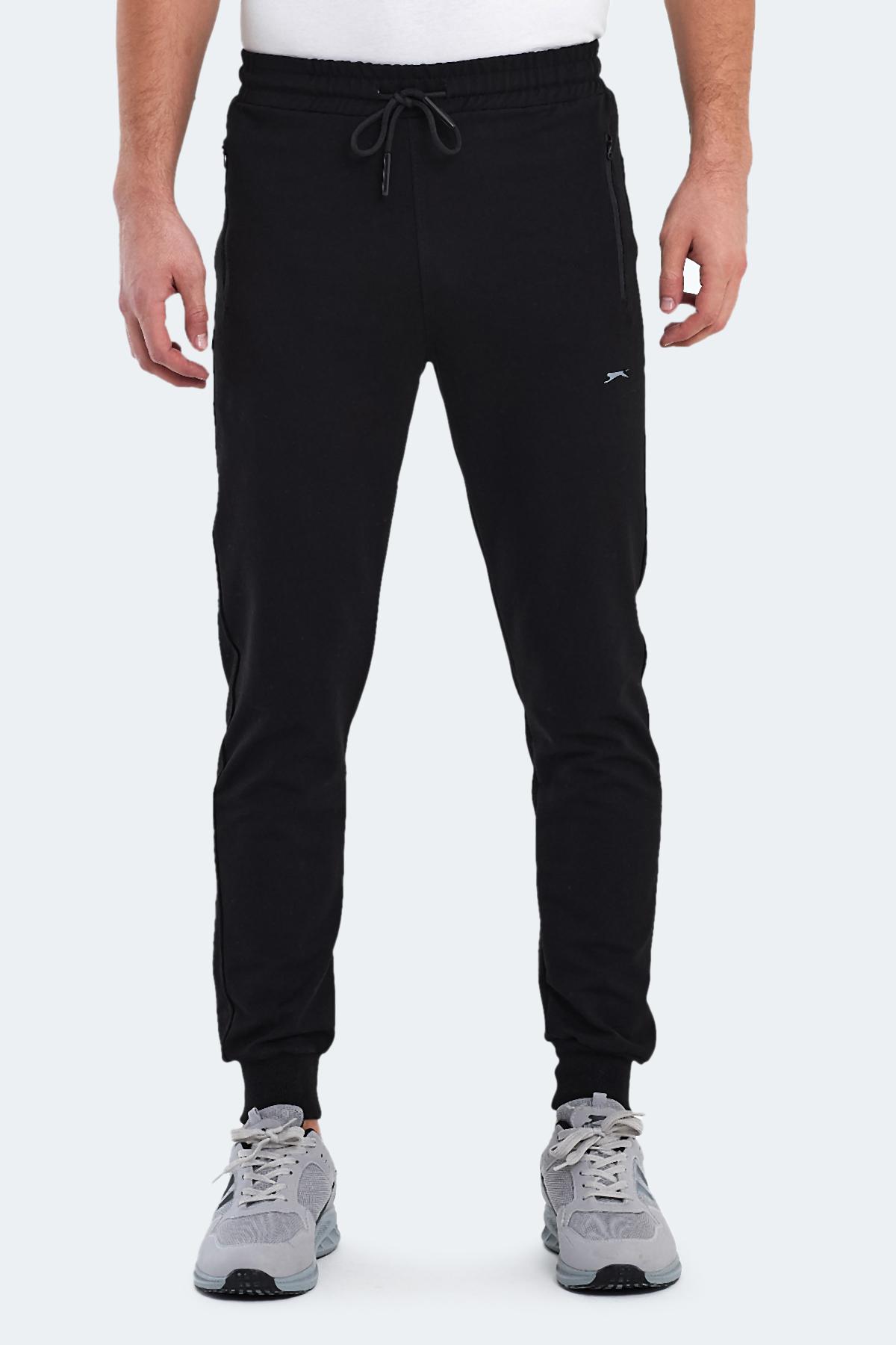 SLAZENGER OFER IN Erkek Jogger Eşofman Altı Siyah görsel 2