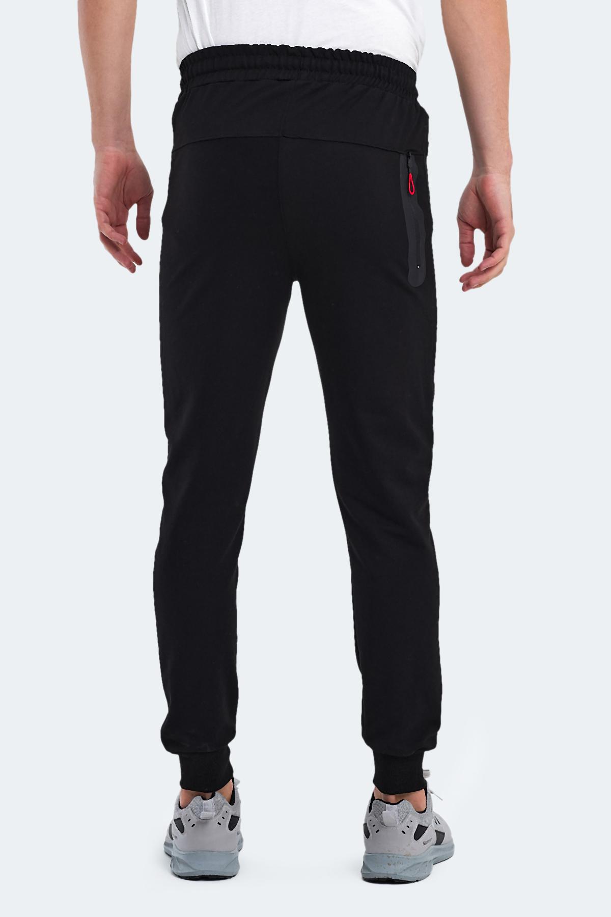 SLAZENGER OFER IN Erkek Jogger Eşofman Altı Siyah görsel 5