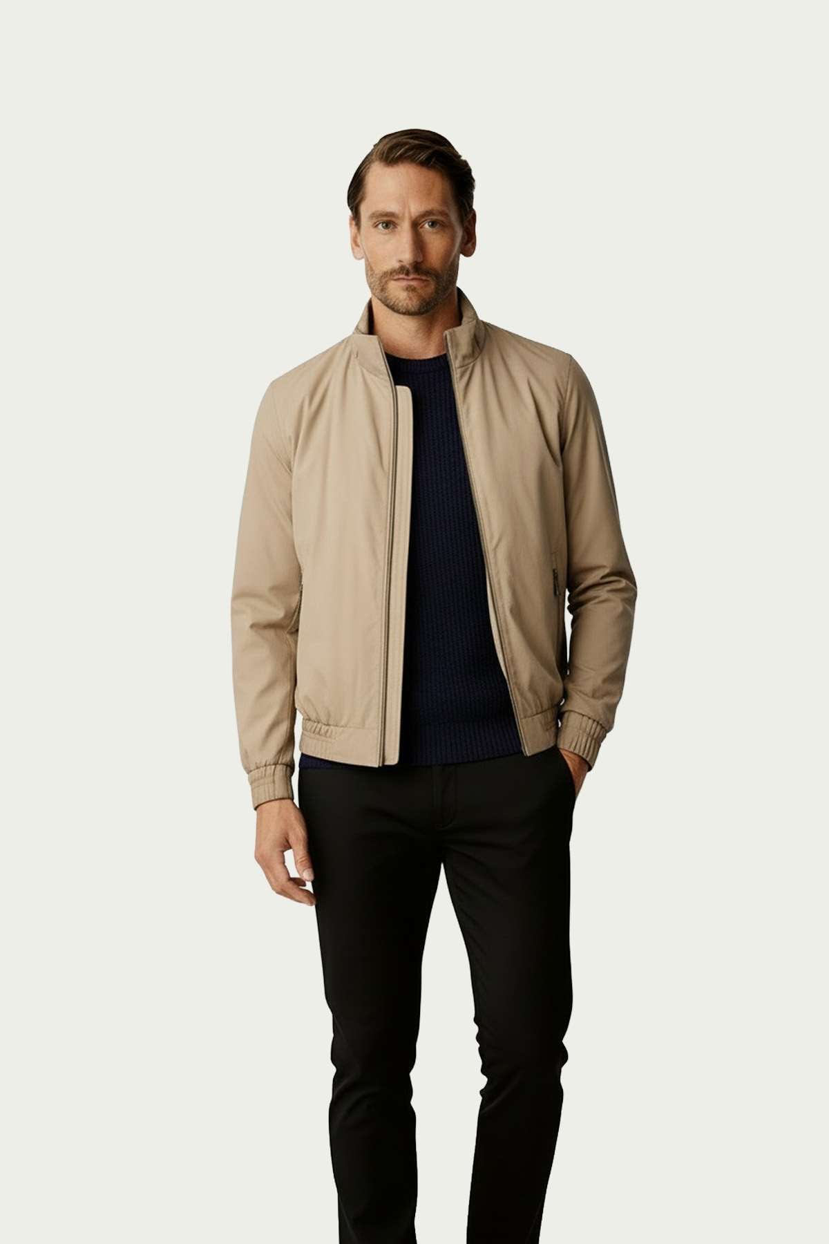 igs Taş Erkek Bomber Mont, Modern Kesim