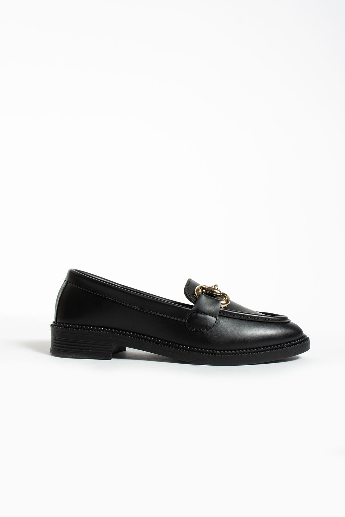 DUXAL SHOES Jane Kadın Loafer Makosen Casual Toka Detay Günlük Ayakkabı görsel 3