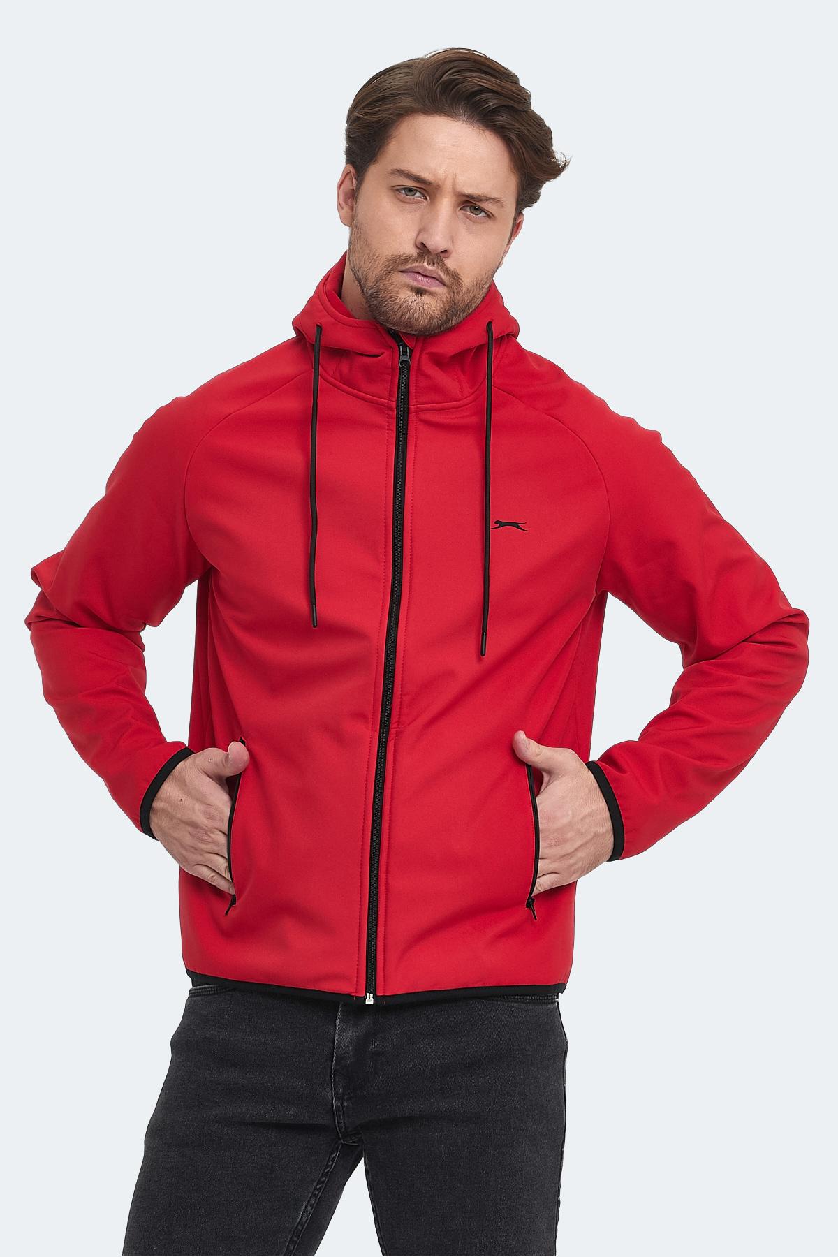 SLAZENGER RANGI Erkek Softshell Kaban Kırmızı