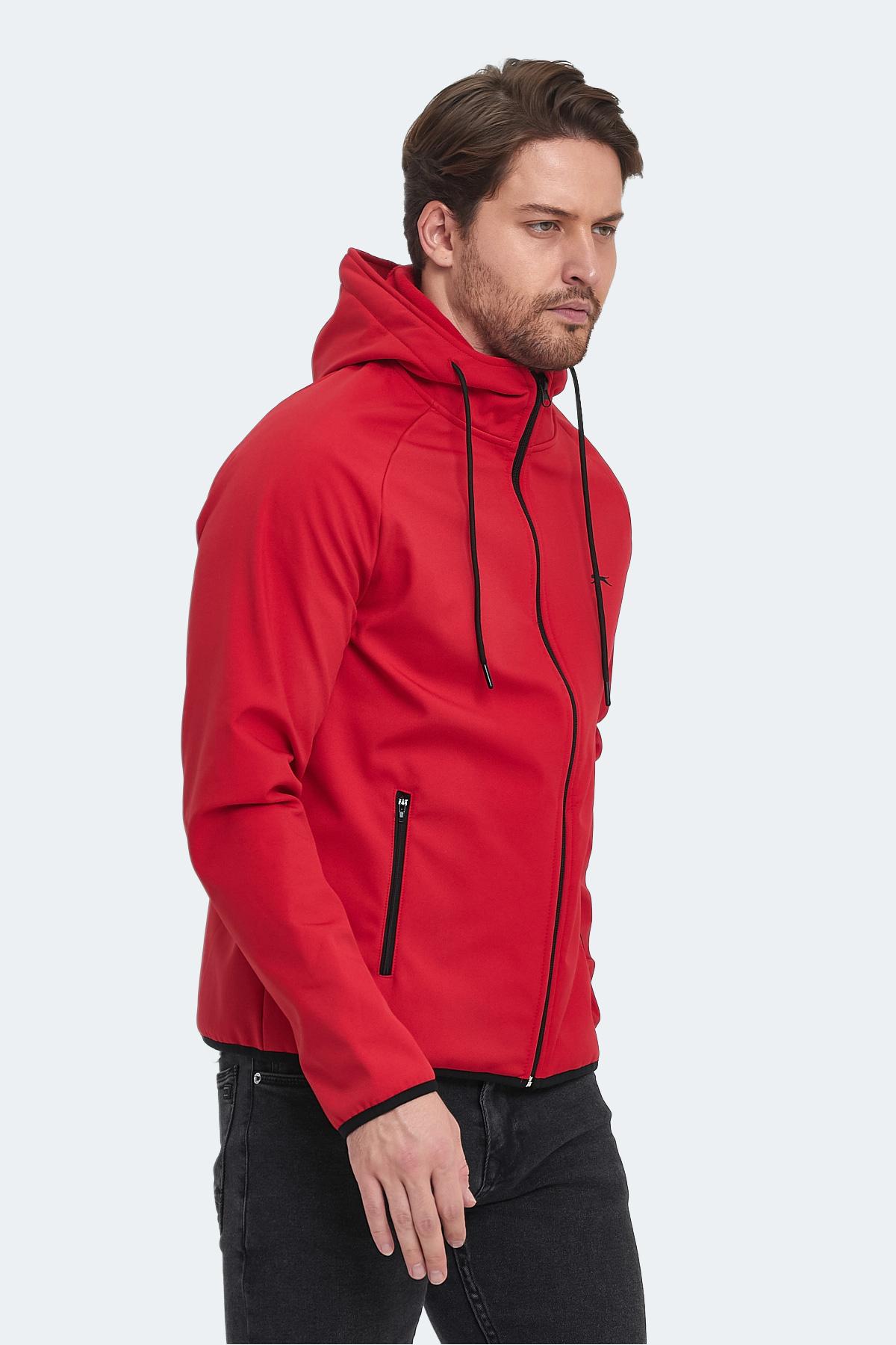 SLAZENGER RANGI Erkek Softshell Kaban Kırmızı görsel 3
