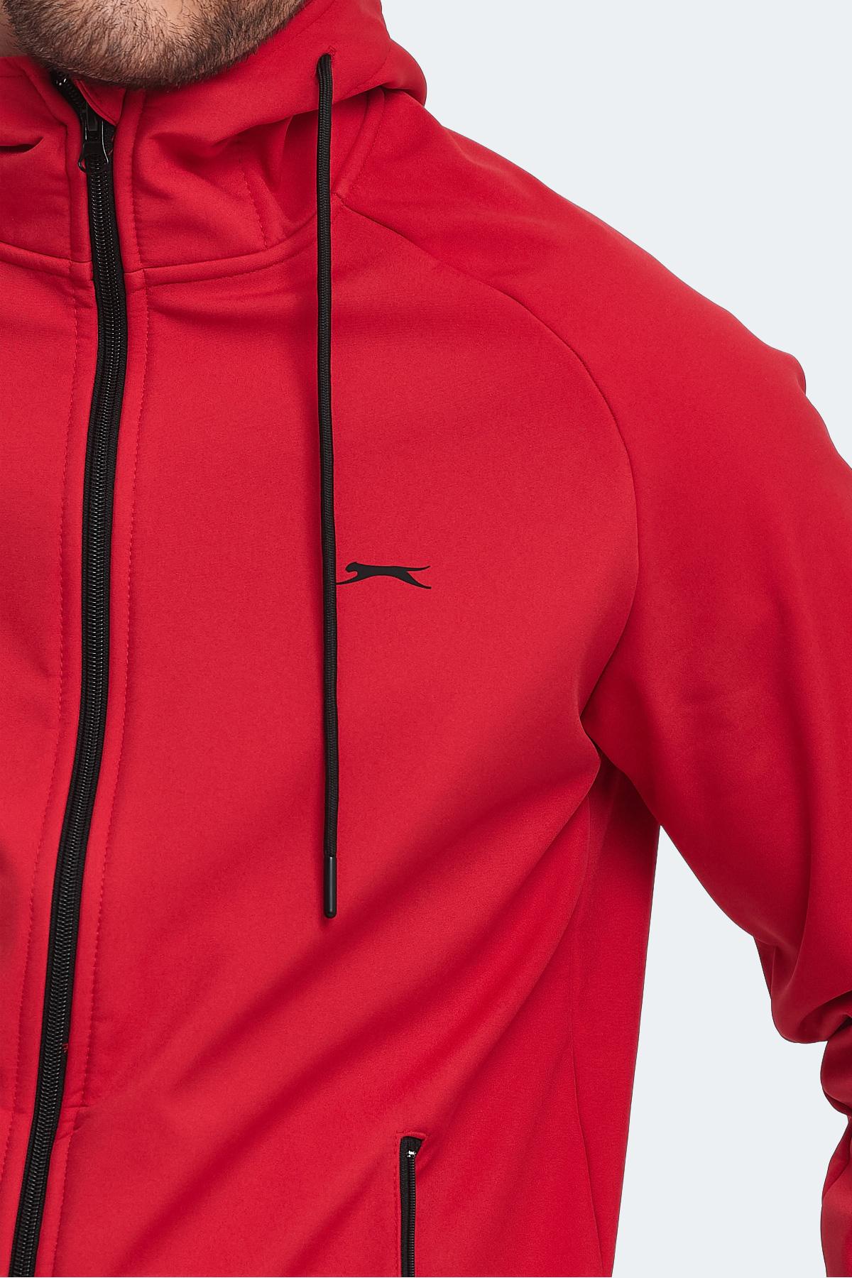 SLAZENGER RANGI Erkek Softshell Kaban Kırmızı görsel 5