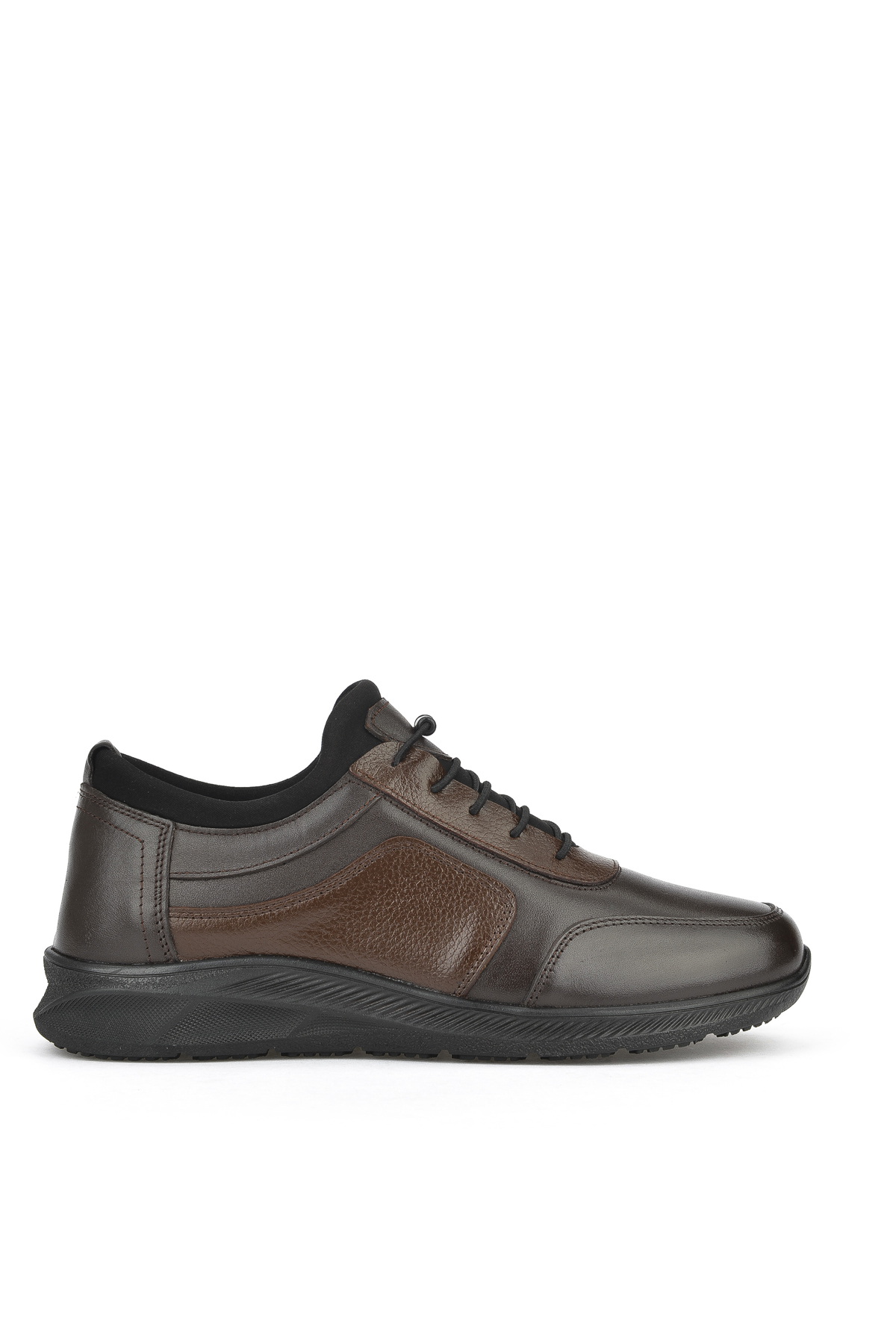 Ziya Ayakkabı Erkek Hakiki Deri Sneaker 143423Z69 Kahve
