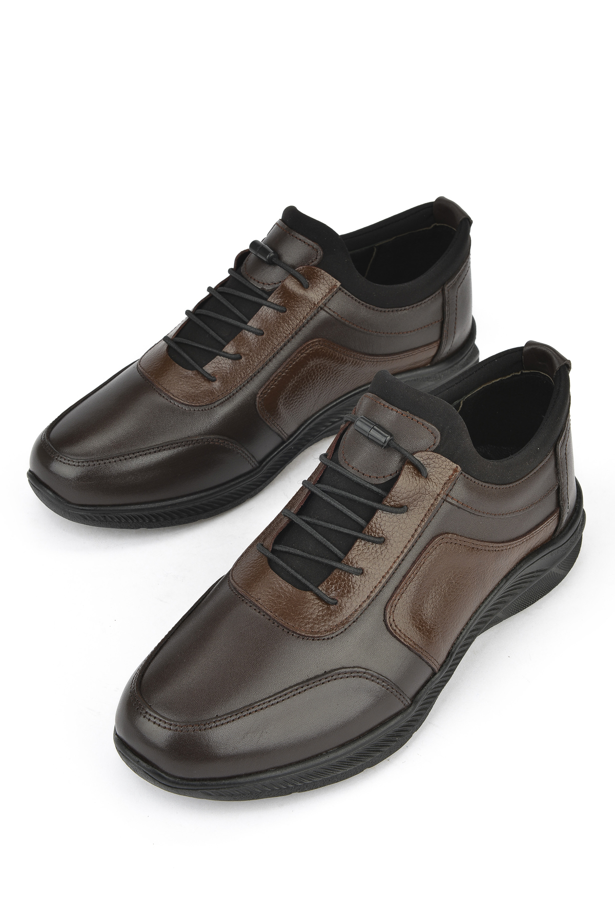 Ziya Ayakkabı Erkek Hakiki Deri Sneaker 143423Z69 Kahve görsel 5
