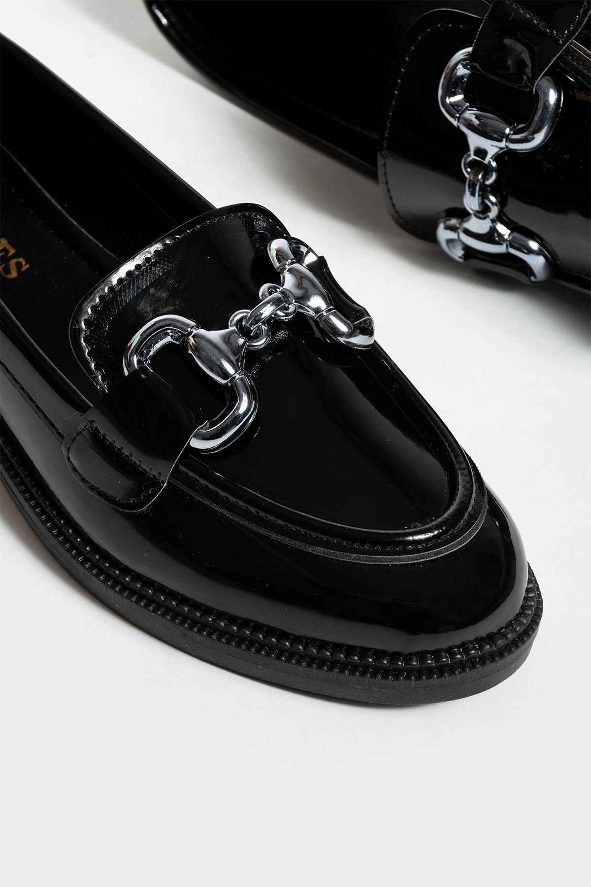 DUXAL SHOES Jane Kadın Loafer Makosen Casual Toka Detay Günlük Ayakkabı görsel 3