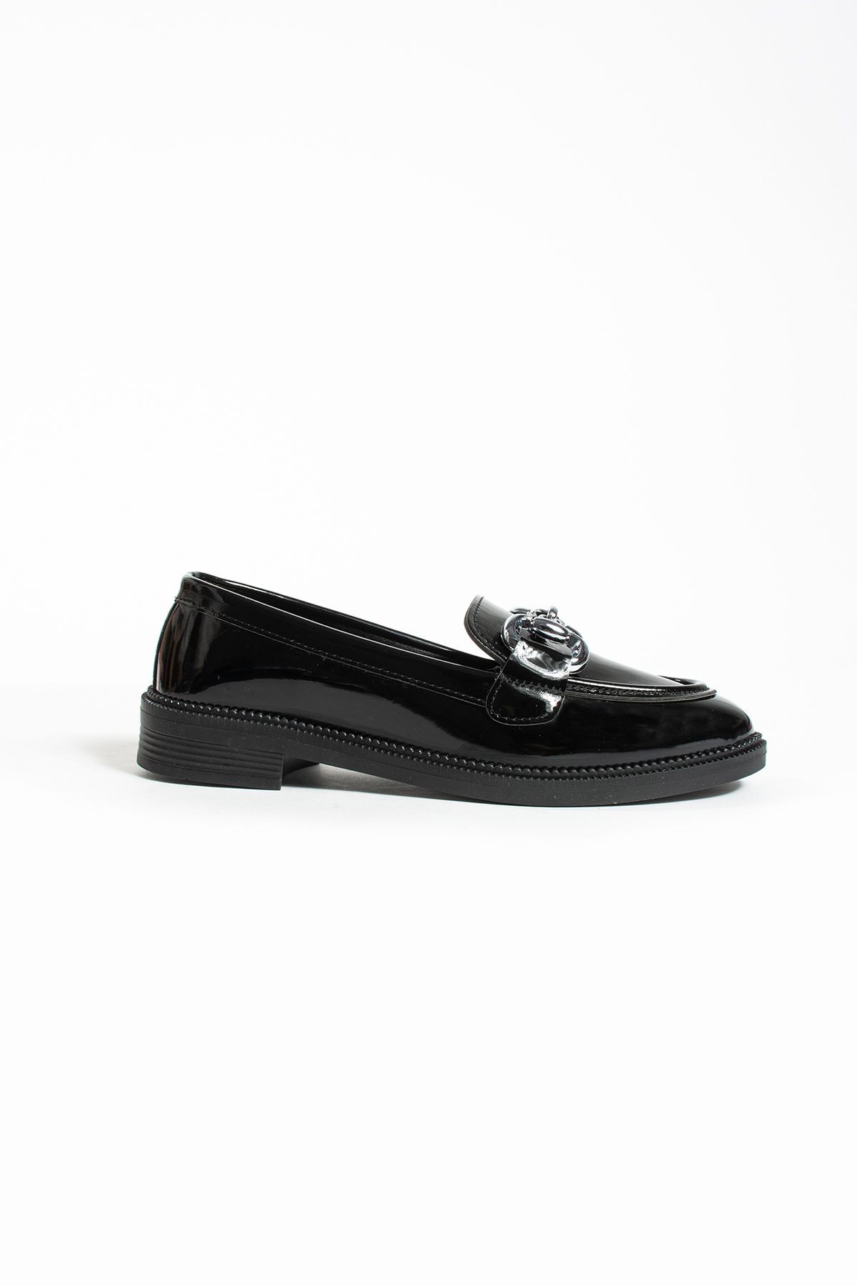 DUXAL SHOES Jane Kadın Loafer Makosen Casual Toka Detay Günlük Ayakkabı görsel 4