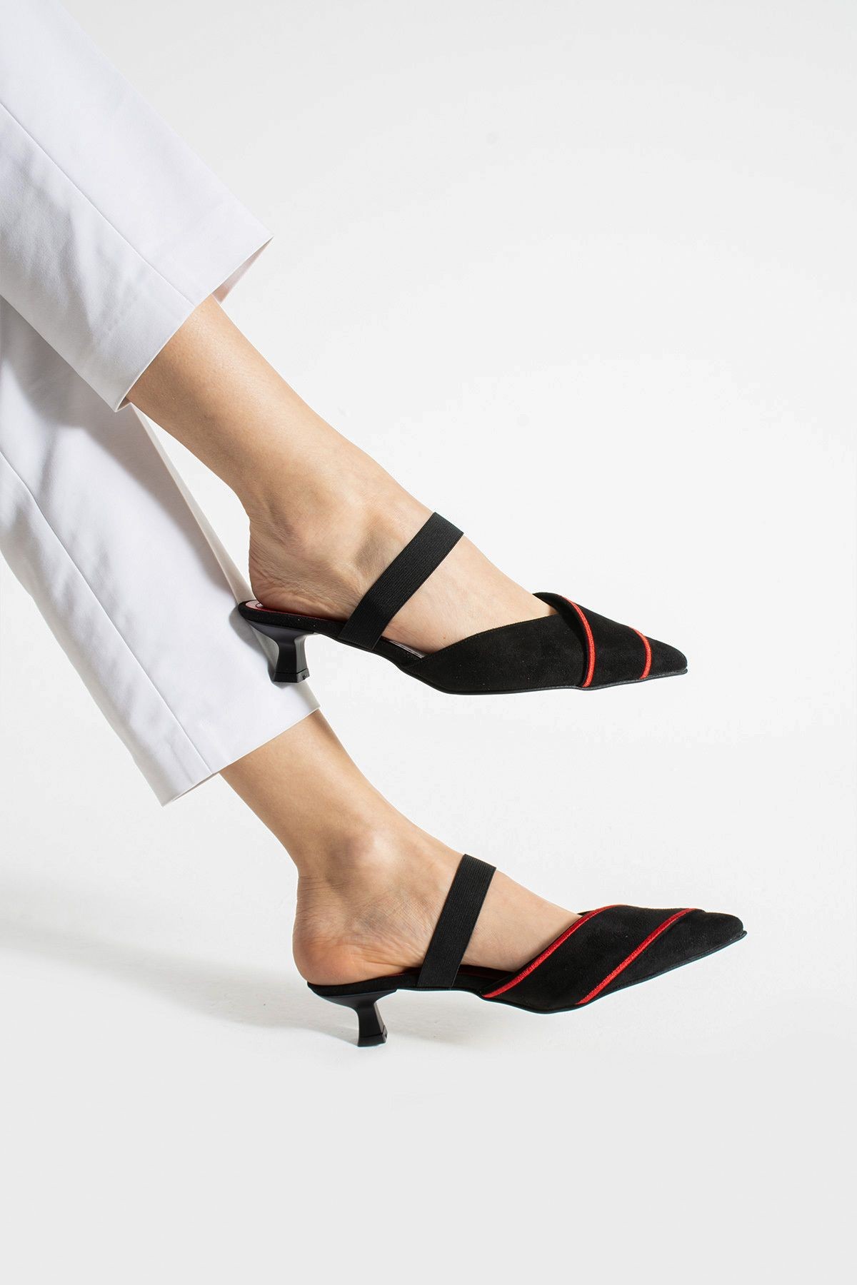 DUXAL SHOES Mira Özel Tasarım Topuklu Ayakkabı - Terlik - Babet görsel 5