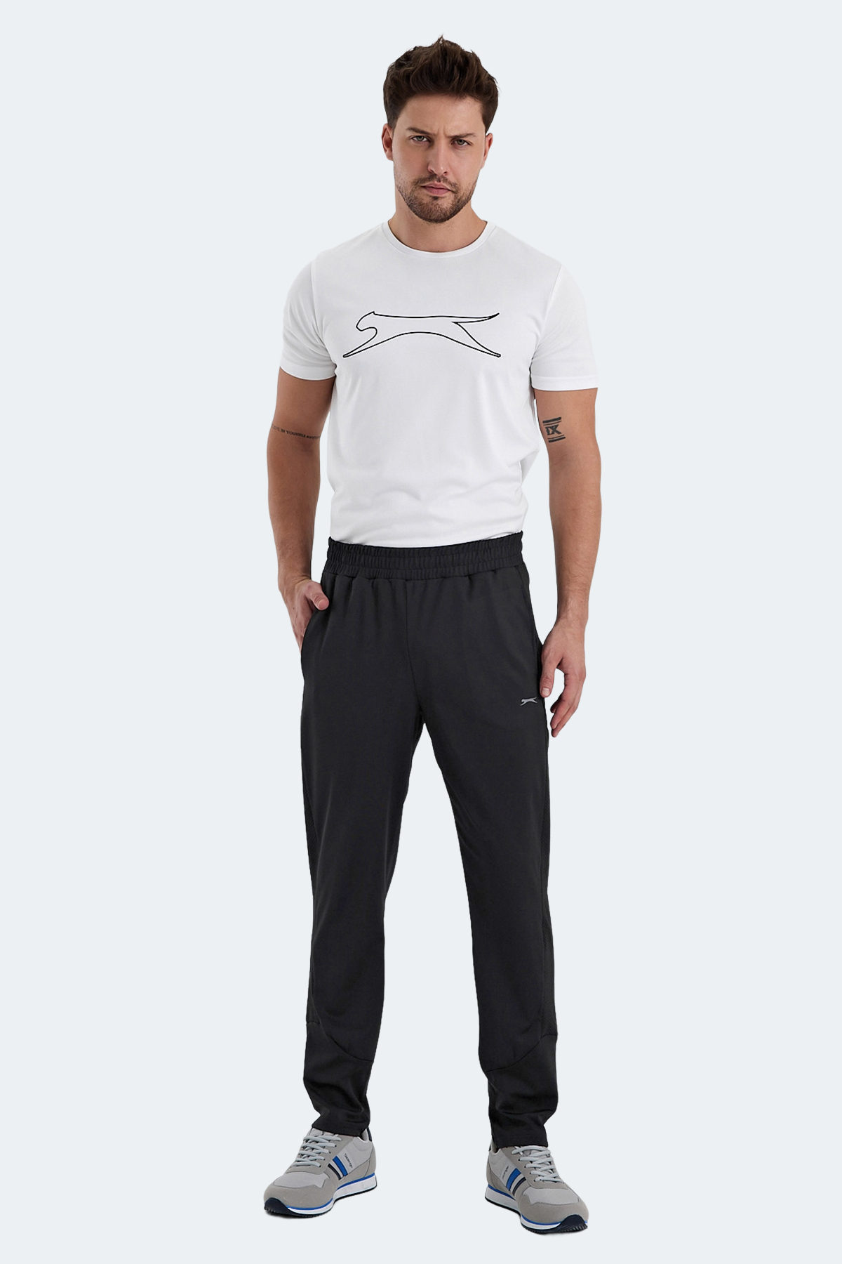 SLAZENGER RAIL Erkek Eşofman Altı Siyah görsel 3