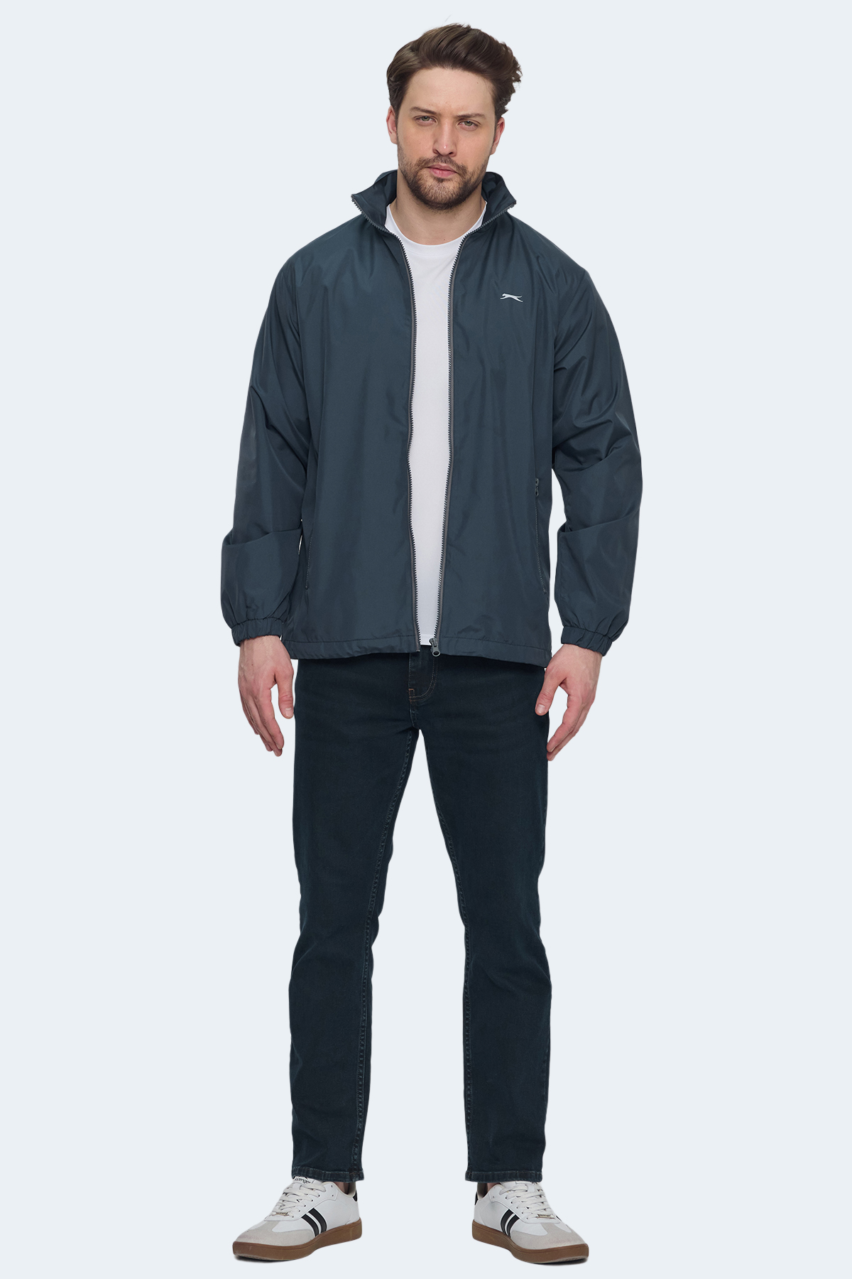 SLAZENGER RAREN Erkek Petrol Yağmurluk görsel 7