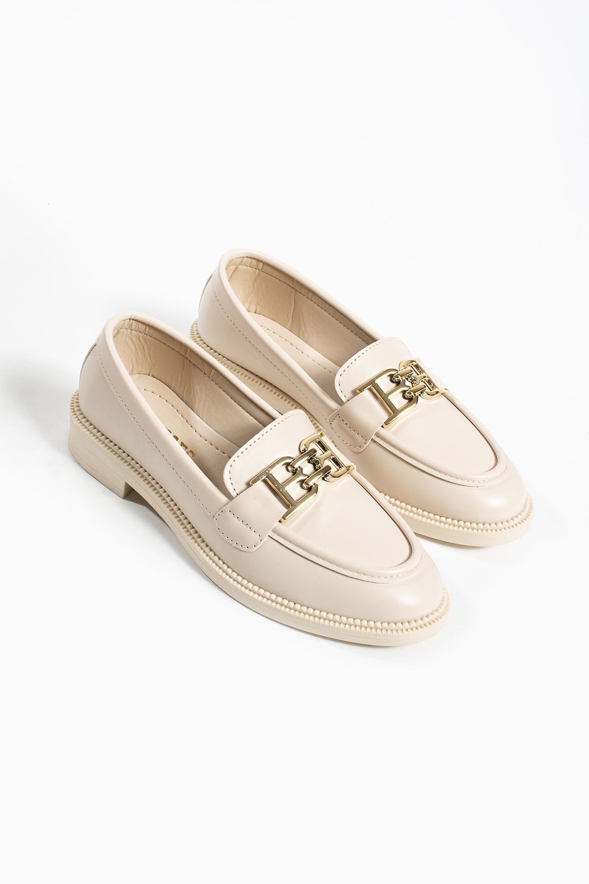 DUXAL SHOES Tegan Kadın Loafer Makosen Casual Toka Detay Günlük Ayakkabı görsel 2