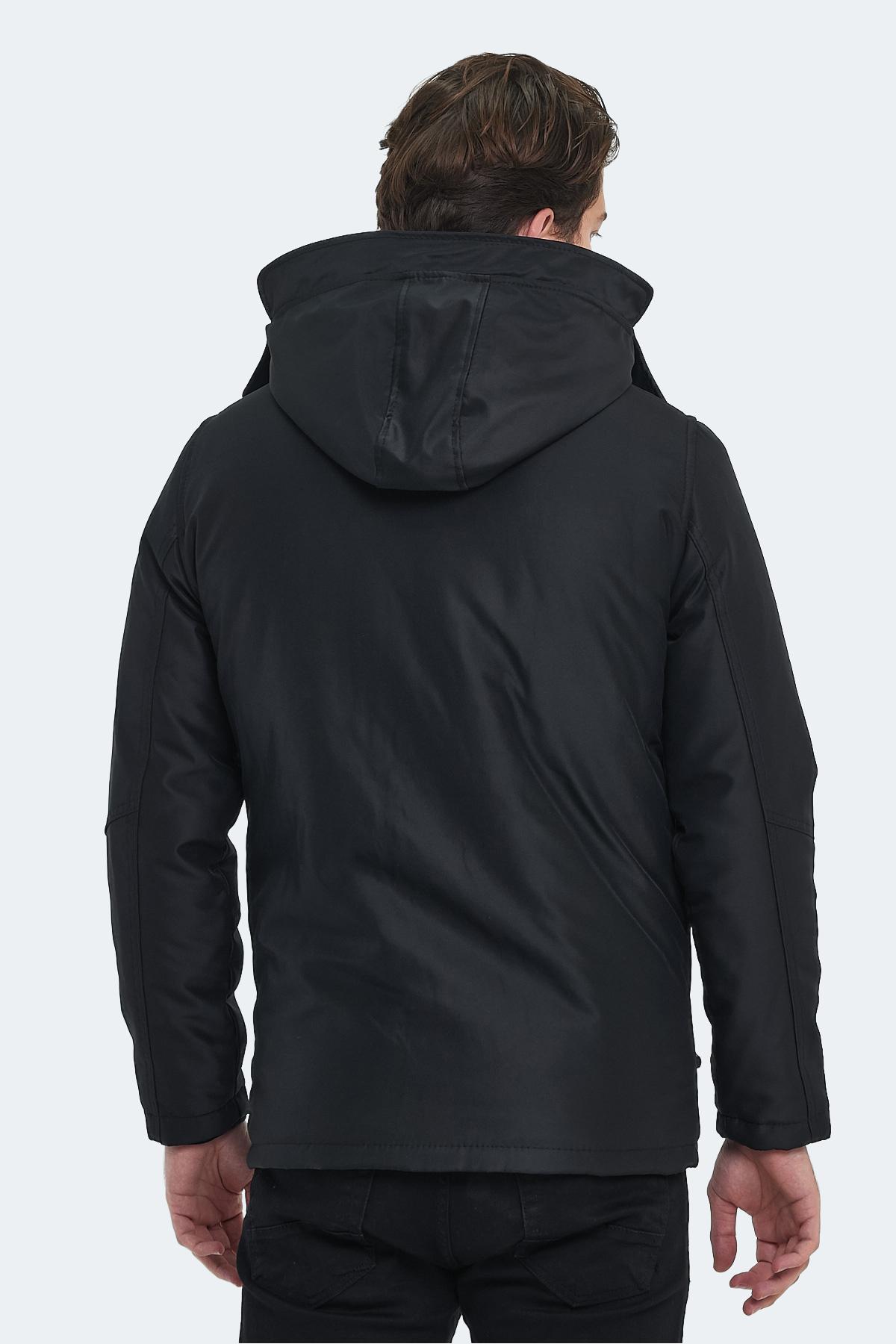 SLAZENGER HANKIN Erkek Siyah Mont & Kaban görsel 2