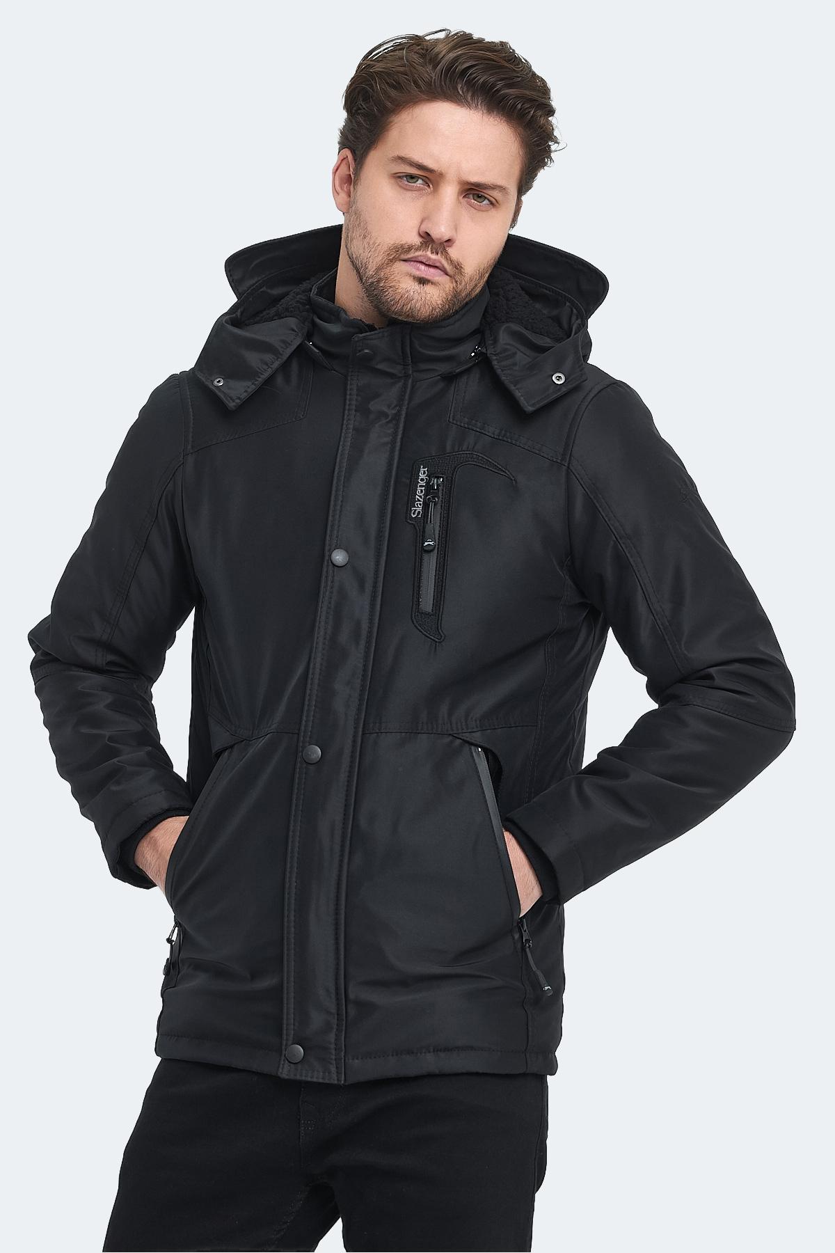 SLAZENGER HANKIN Erkek Siyah Mont & Kaban görsel 3