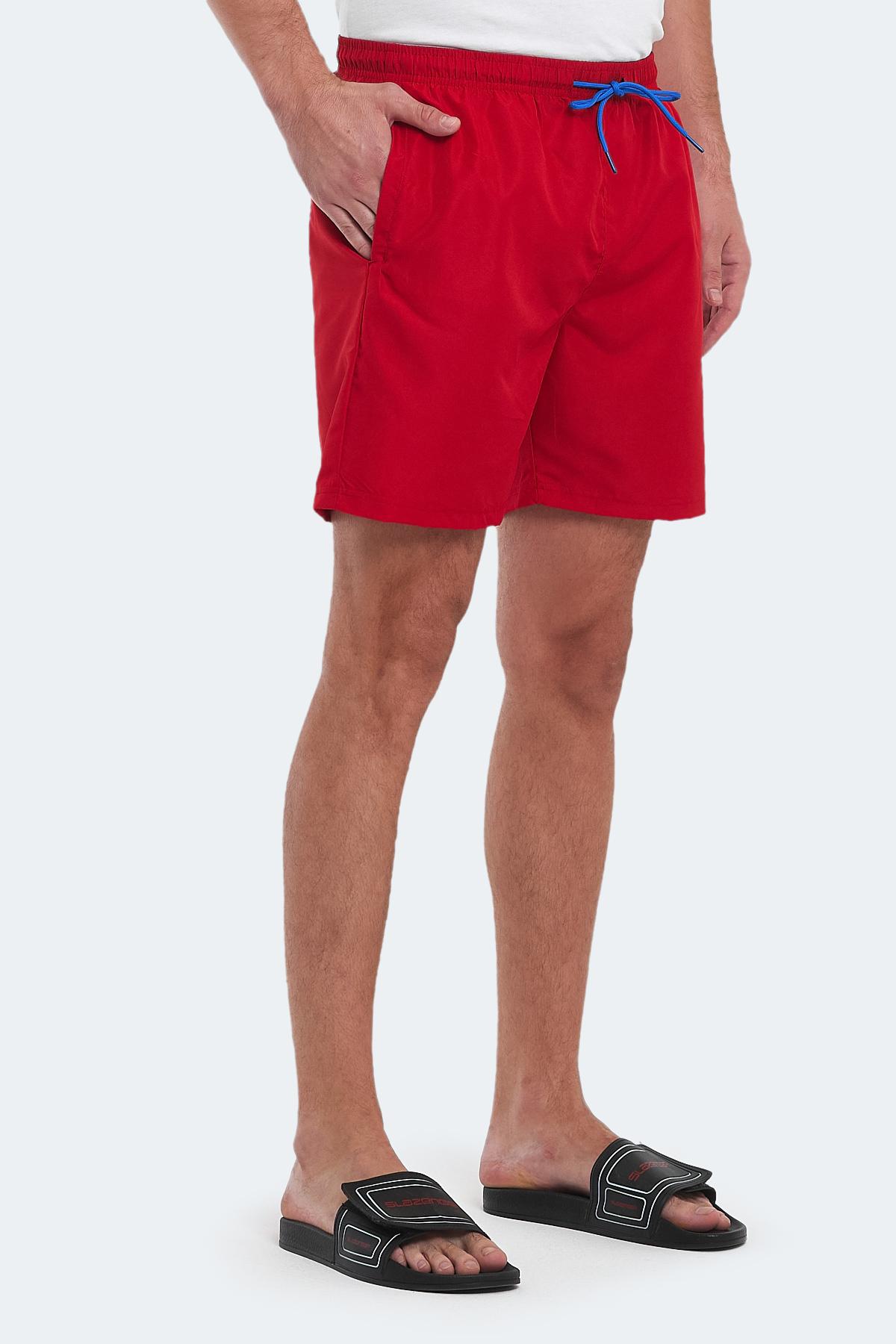 SLAZENGER RENO Erkek Mayo Kırmızı görsel 5